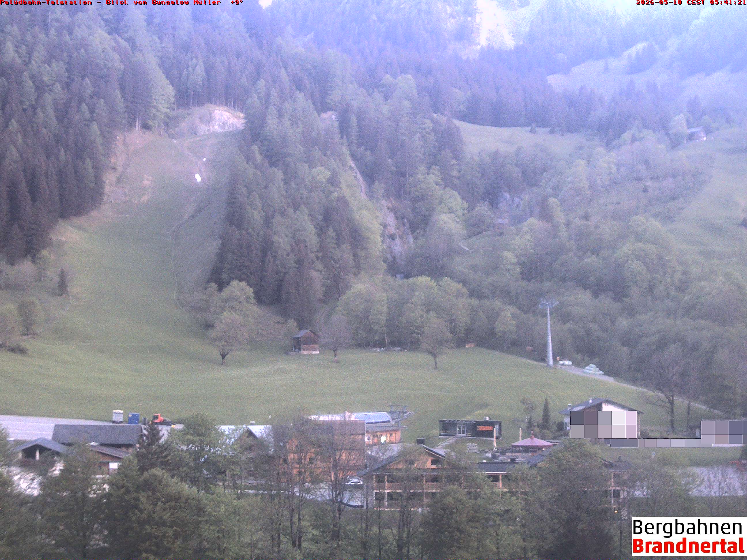 Blick auf Palüdbahn von Bungalow Müller