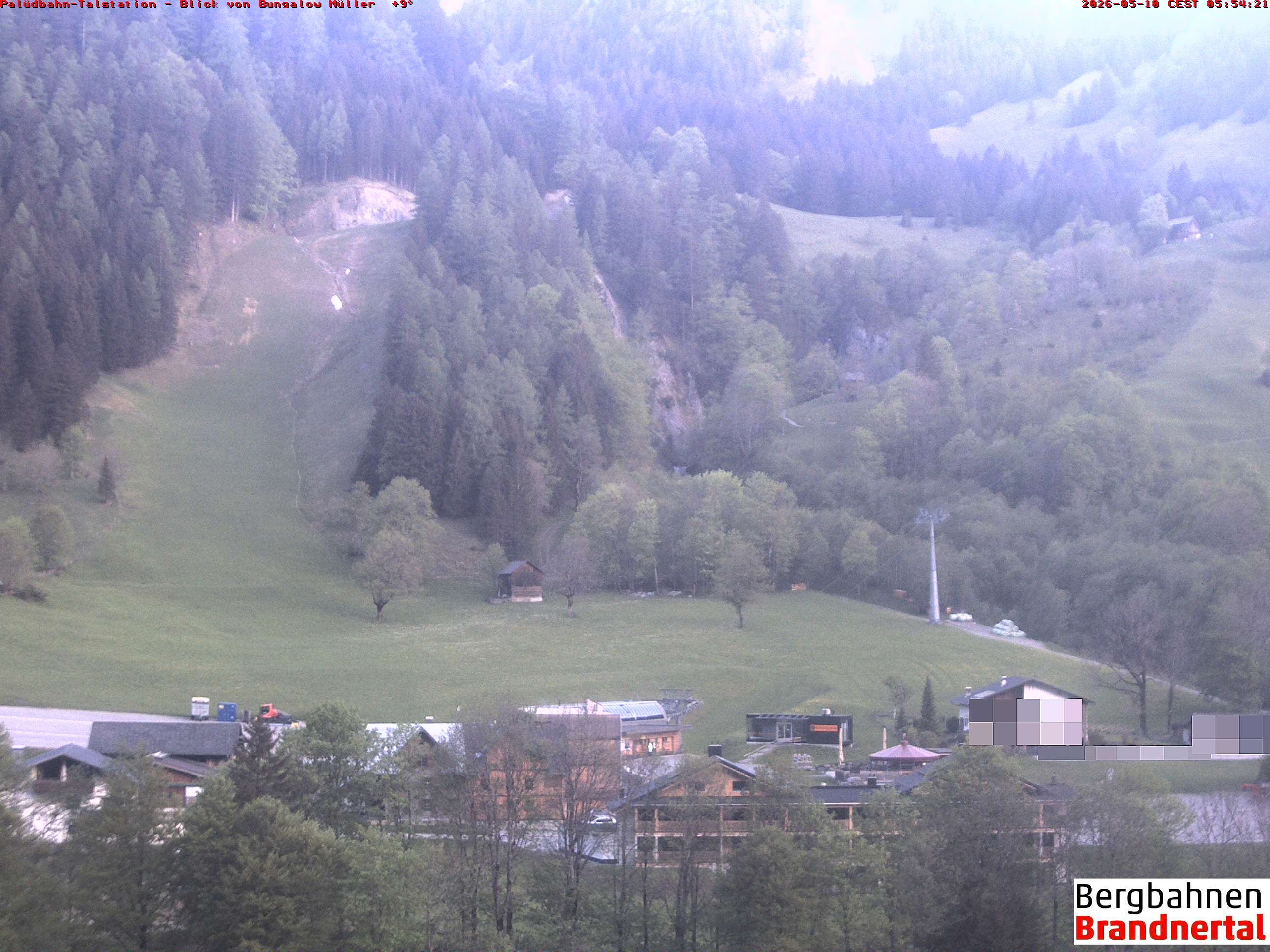 Blick auf Palüdbahn von Bungalow Müller