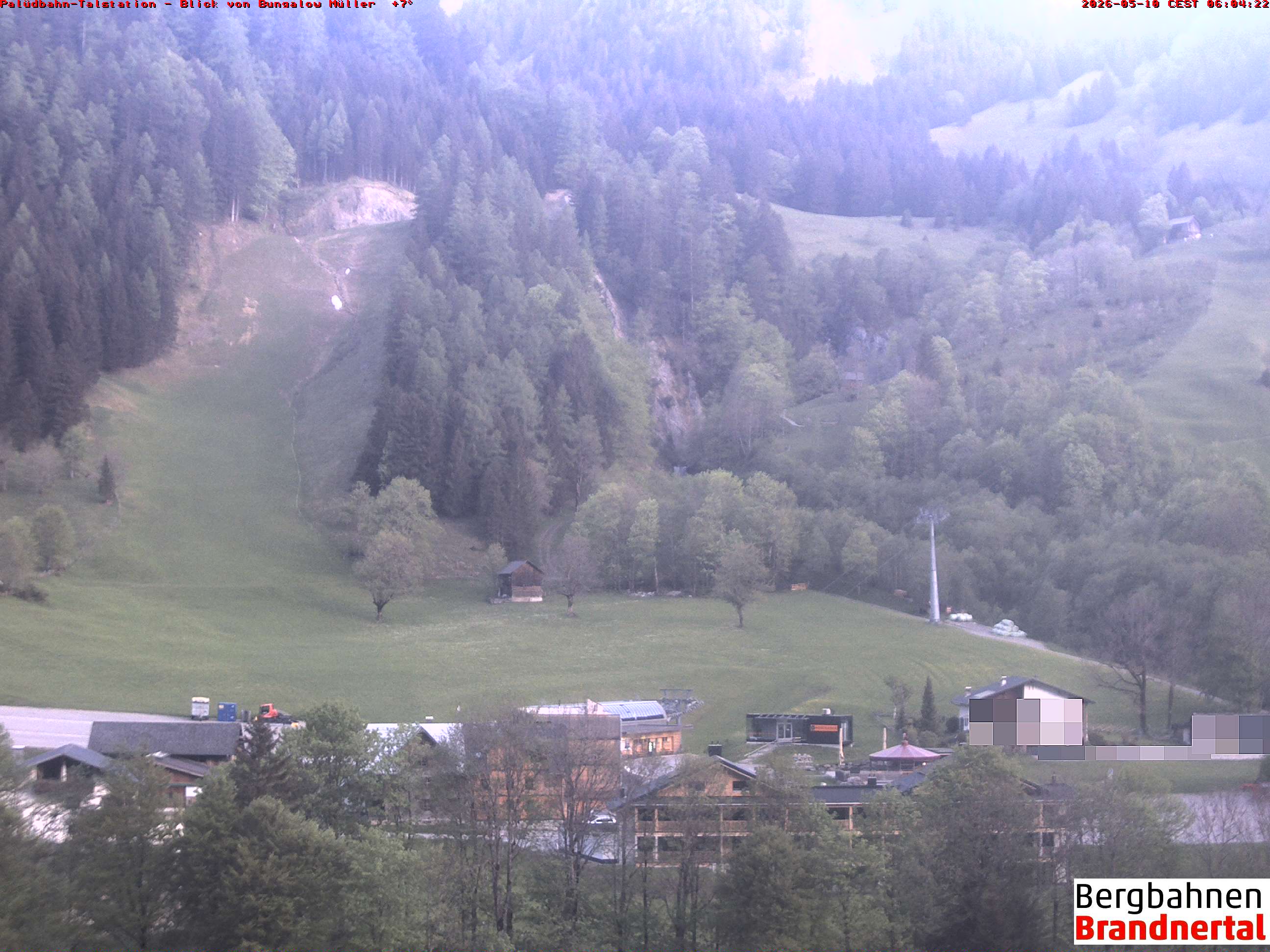 Blick auf Palüdbahn von Bungalow Müller