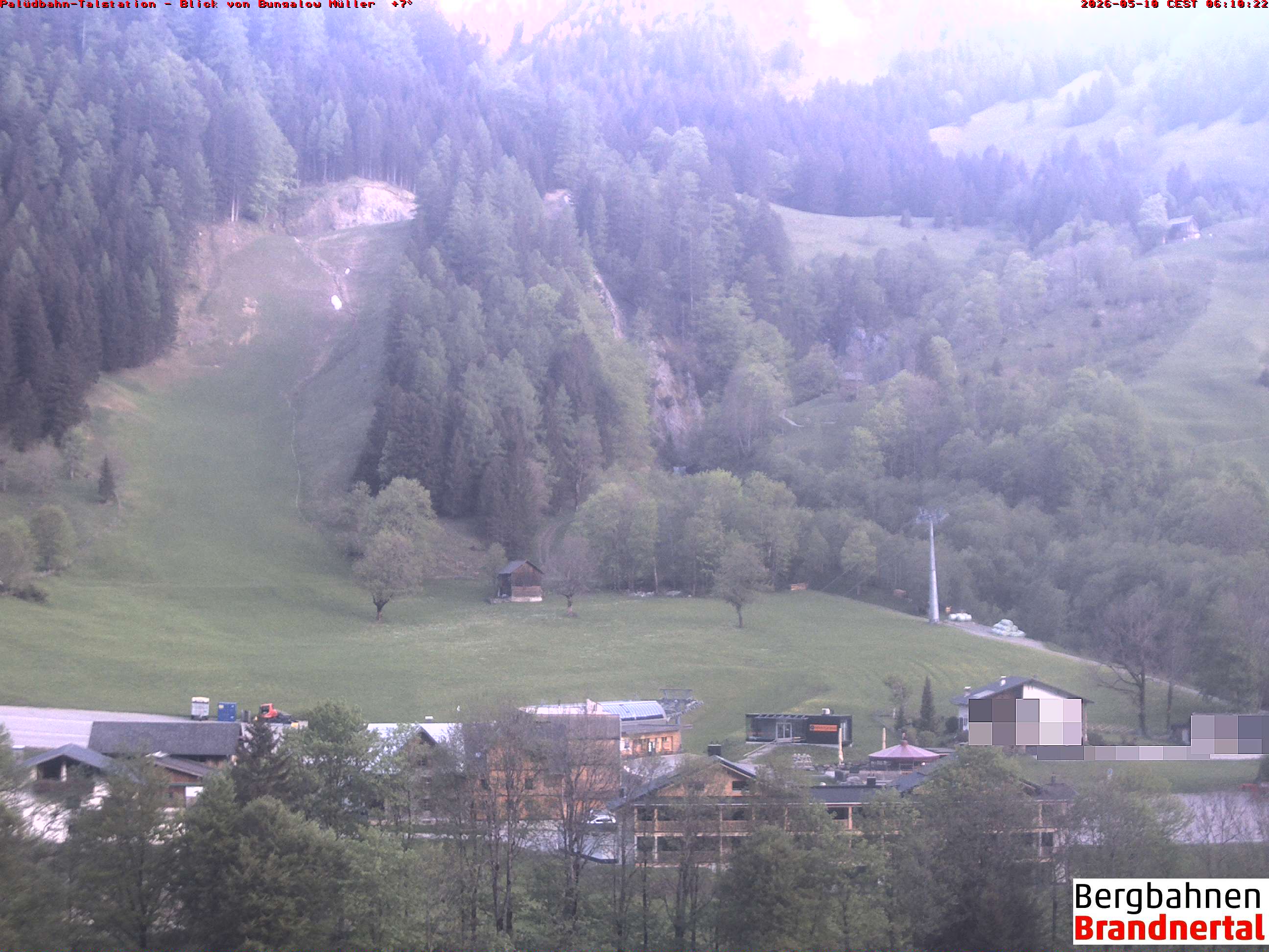 Blick auf Palüdbahn von Bungalow Müller