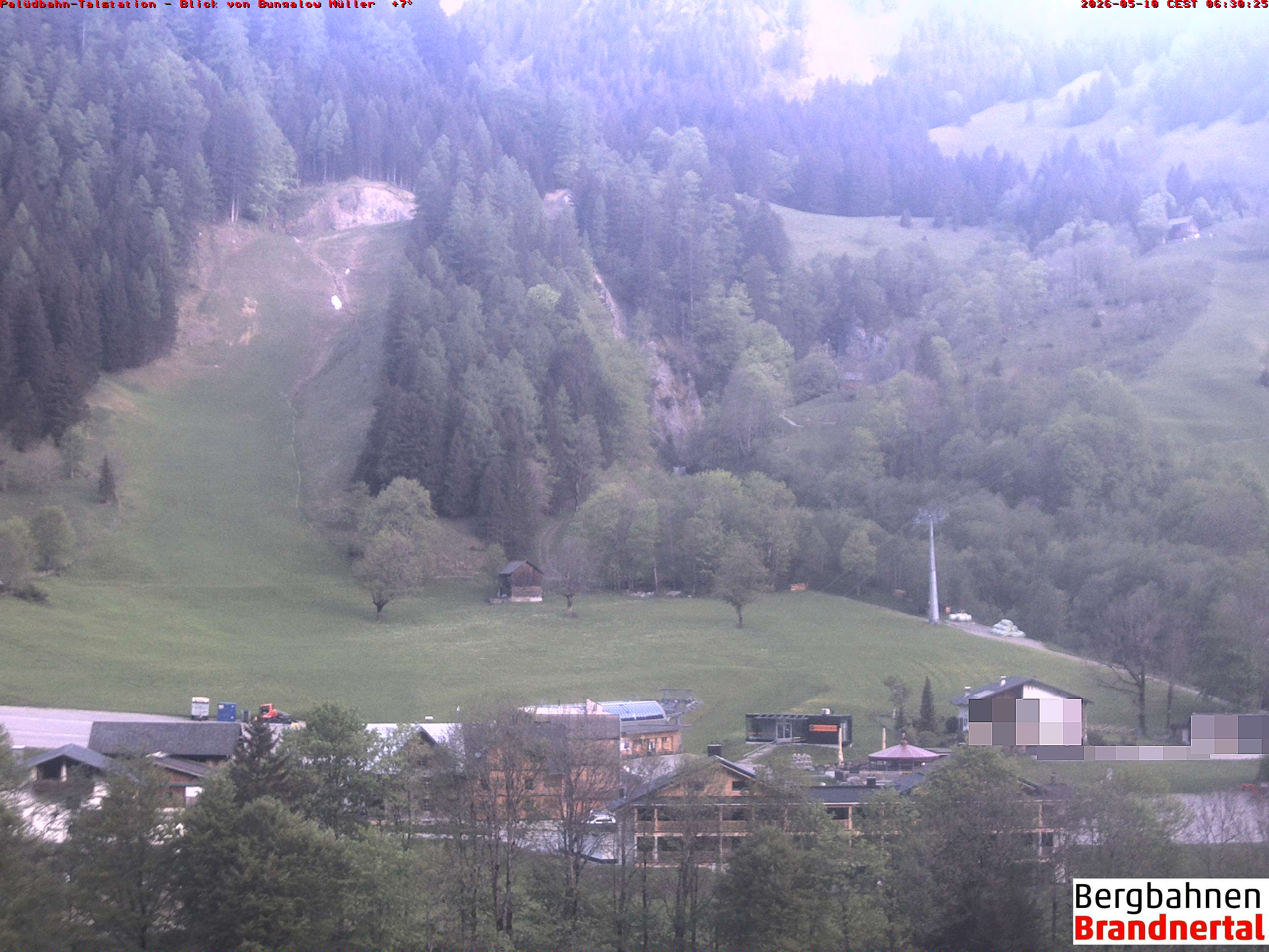 Blick auf Palüdbahn von Bungalow Müller