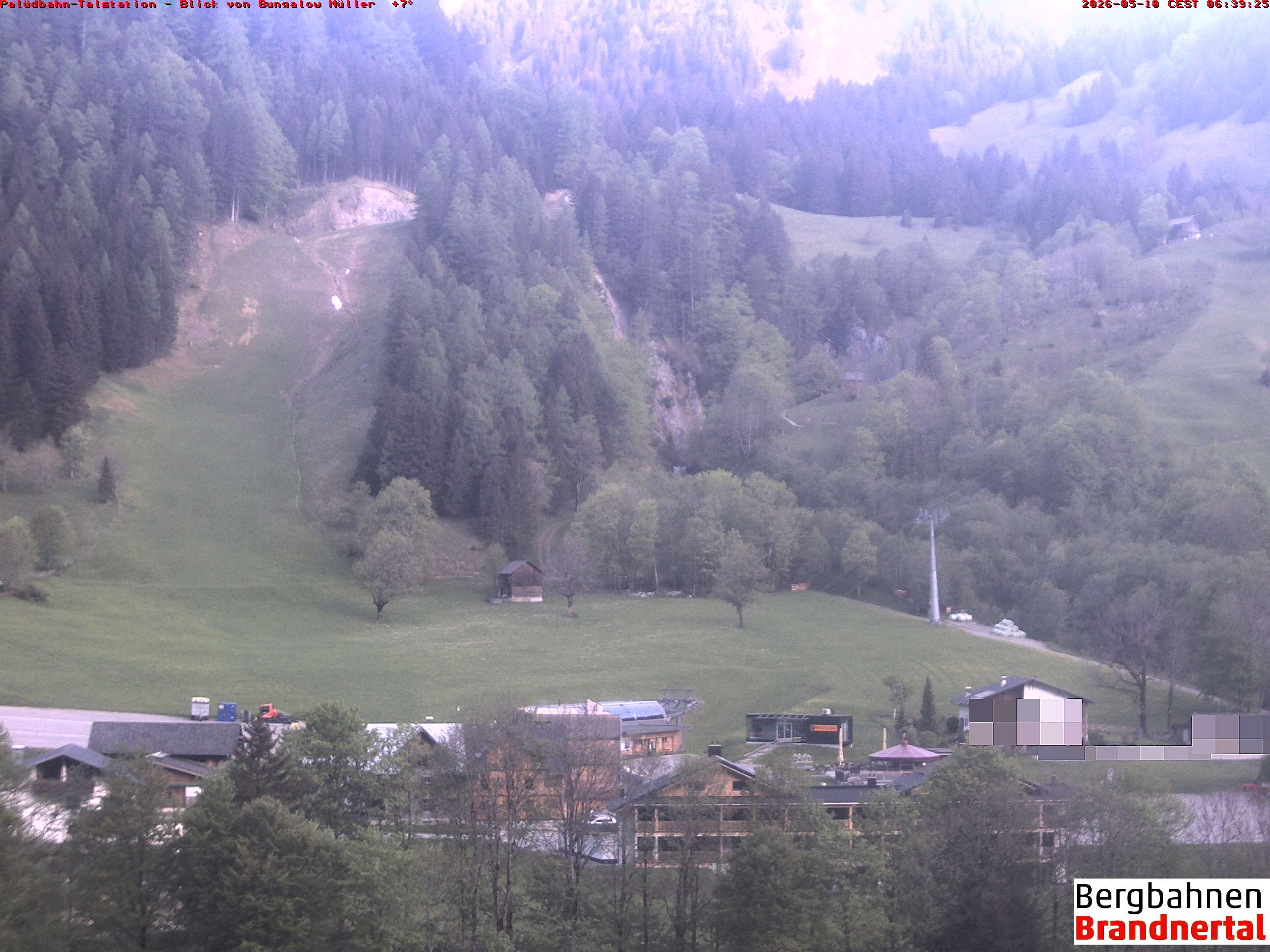 Blick auf Palüdbahn von Bungalow Müller