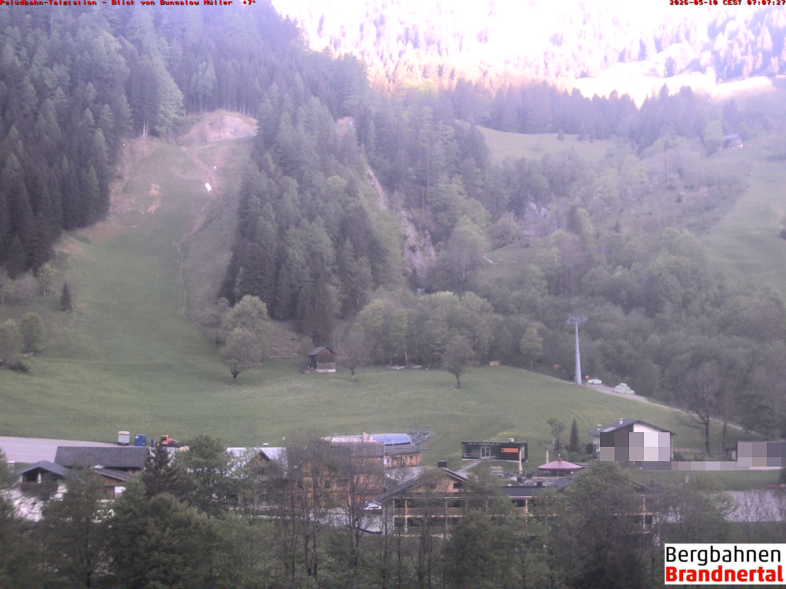 Blick auf Palüdbahn von Bungalow Müller
