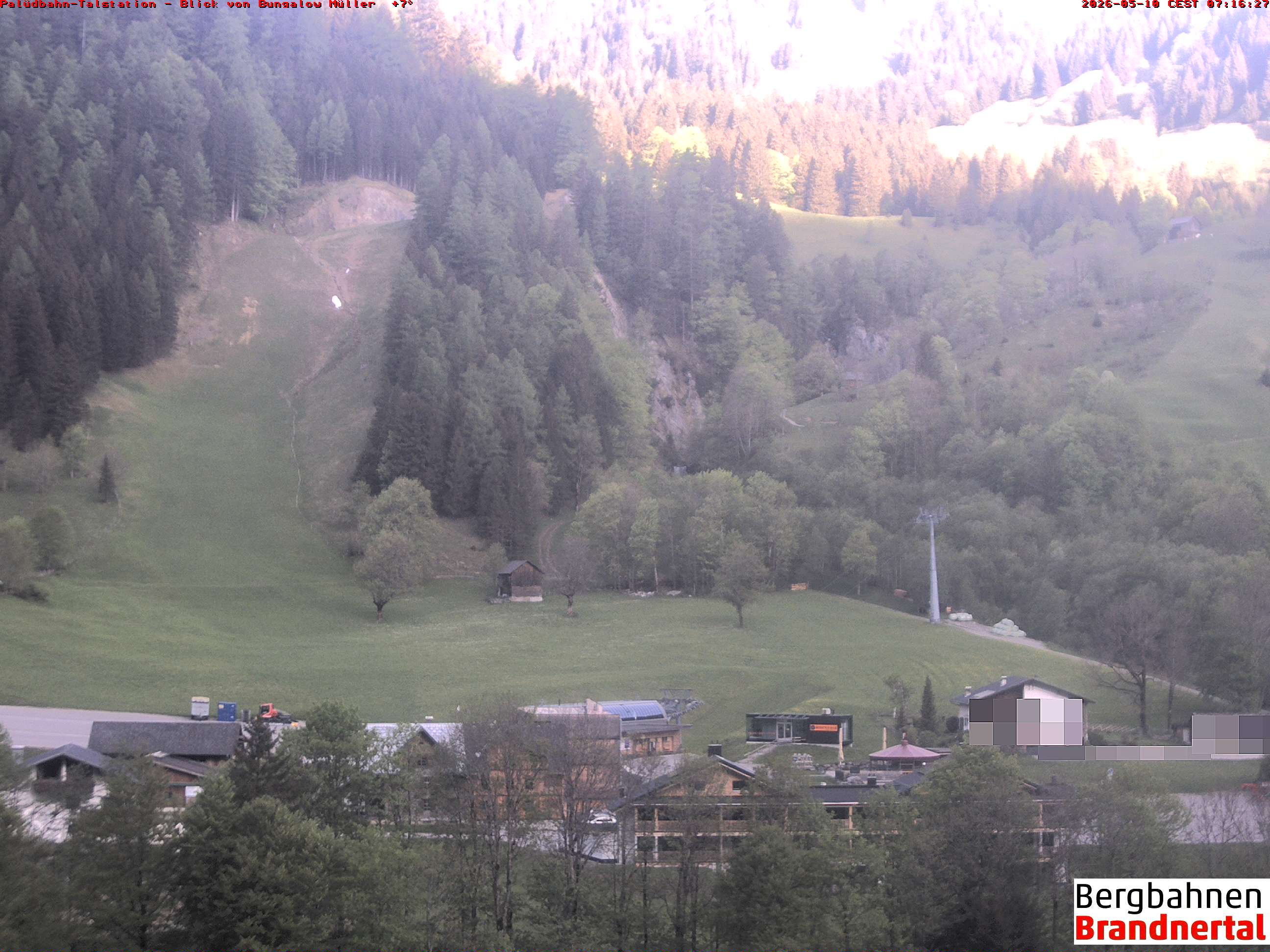 Blick auf Palüdbahn von Bungalow Müller