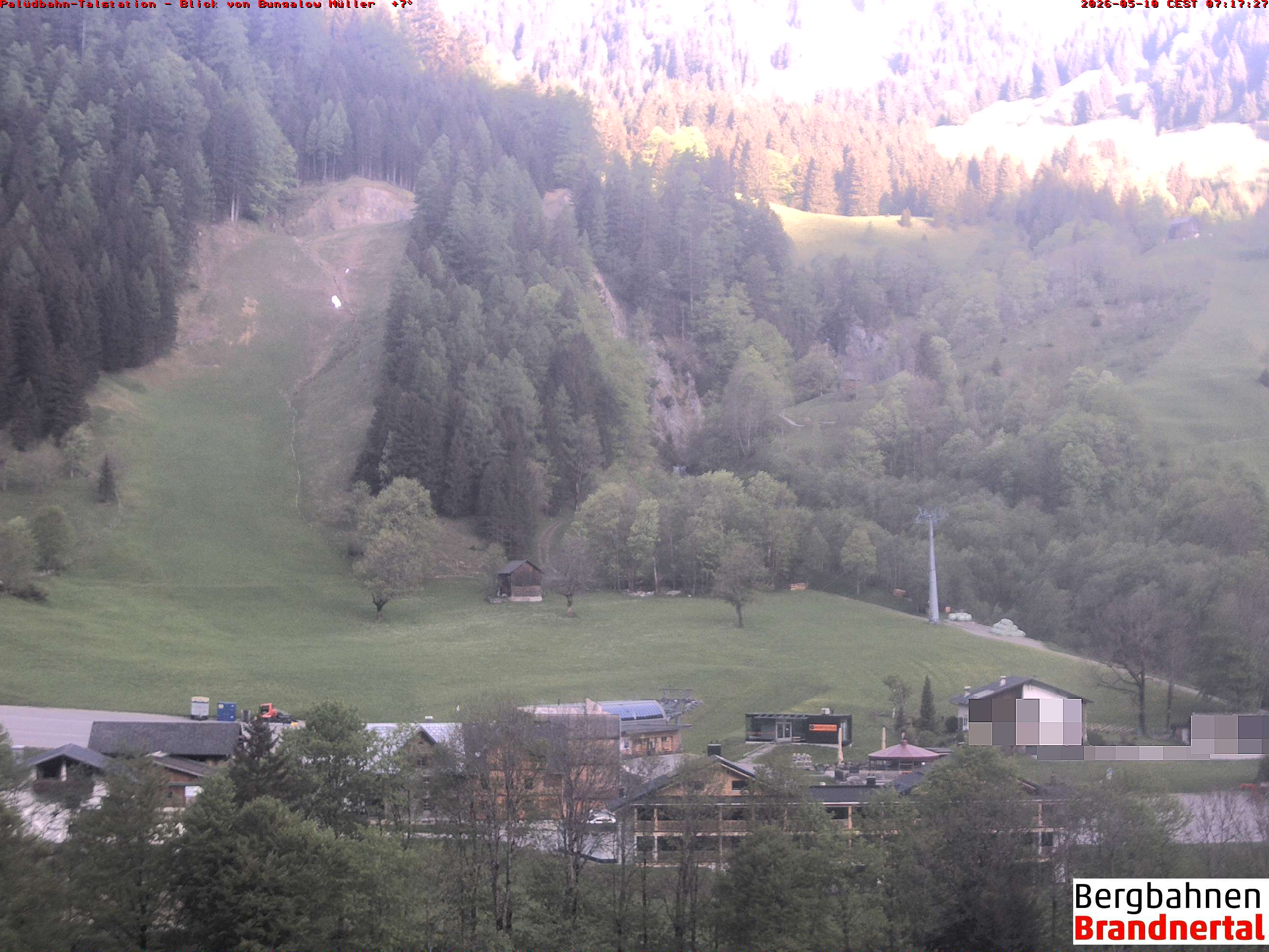 Blick auf Palüdbahn von Bungalow Müller