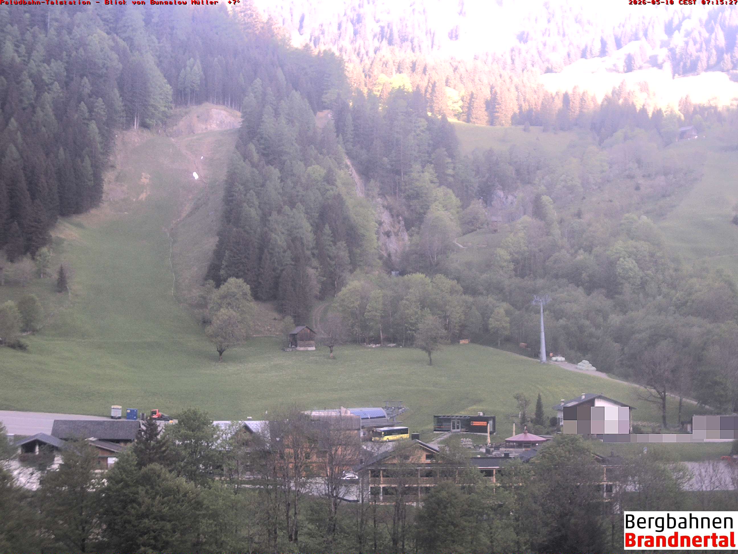 Blick auf Palüdbahn von Bungalow Müller
