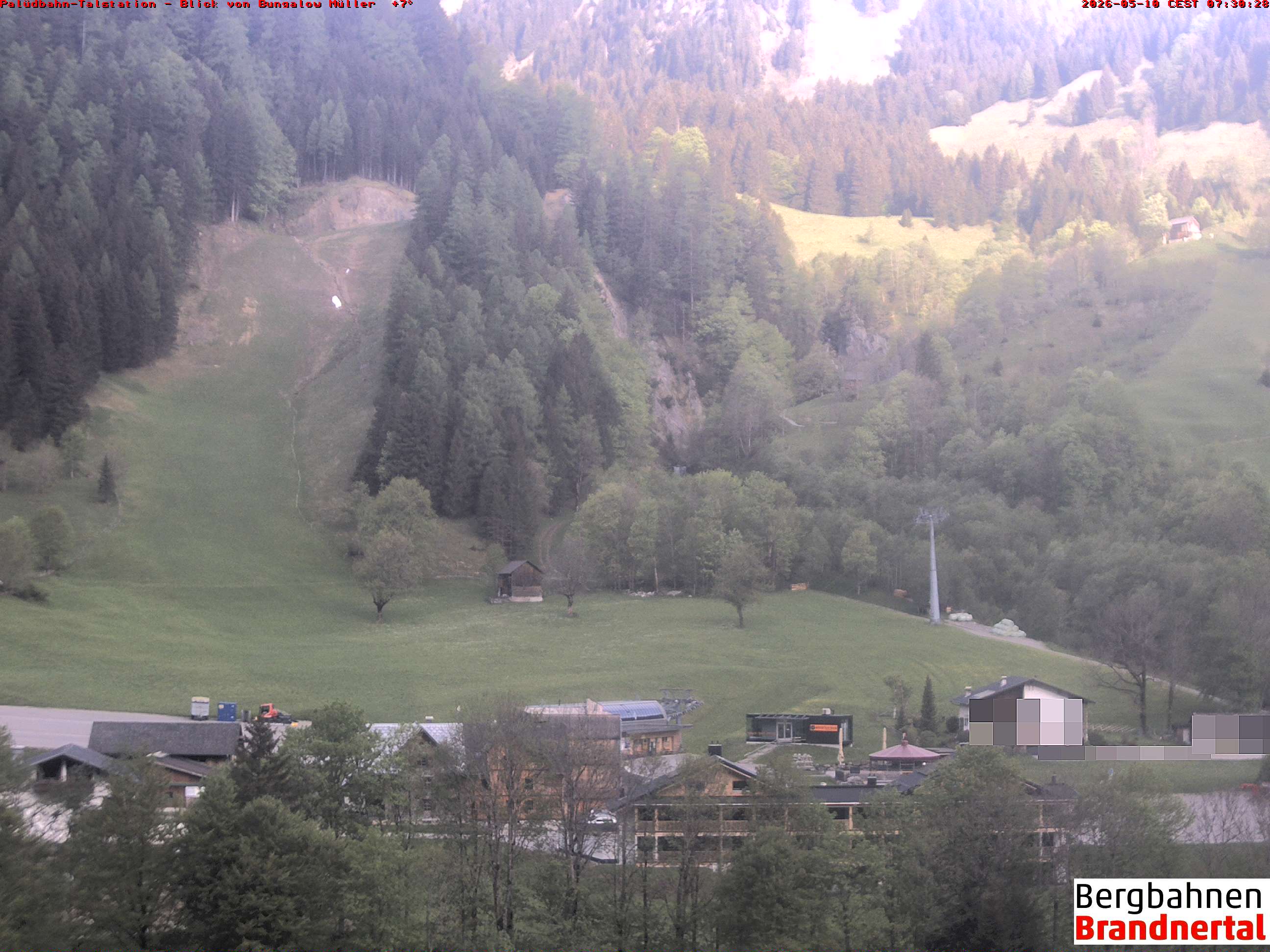 Blick auf Palüdbahn von Bungalow Müller