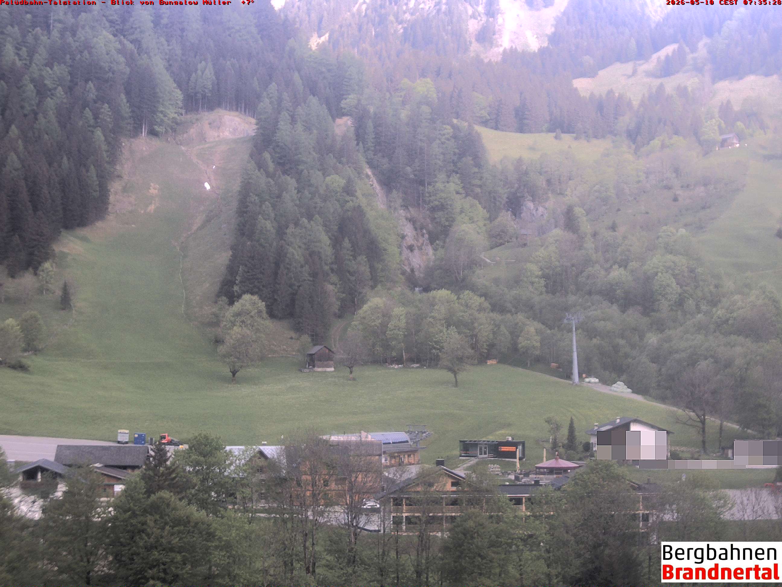 Blick auf Palüdbahn von Bungalow Müller