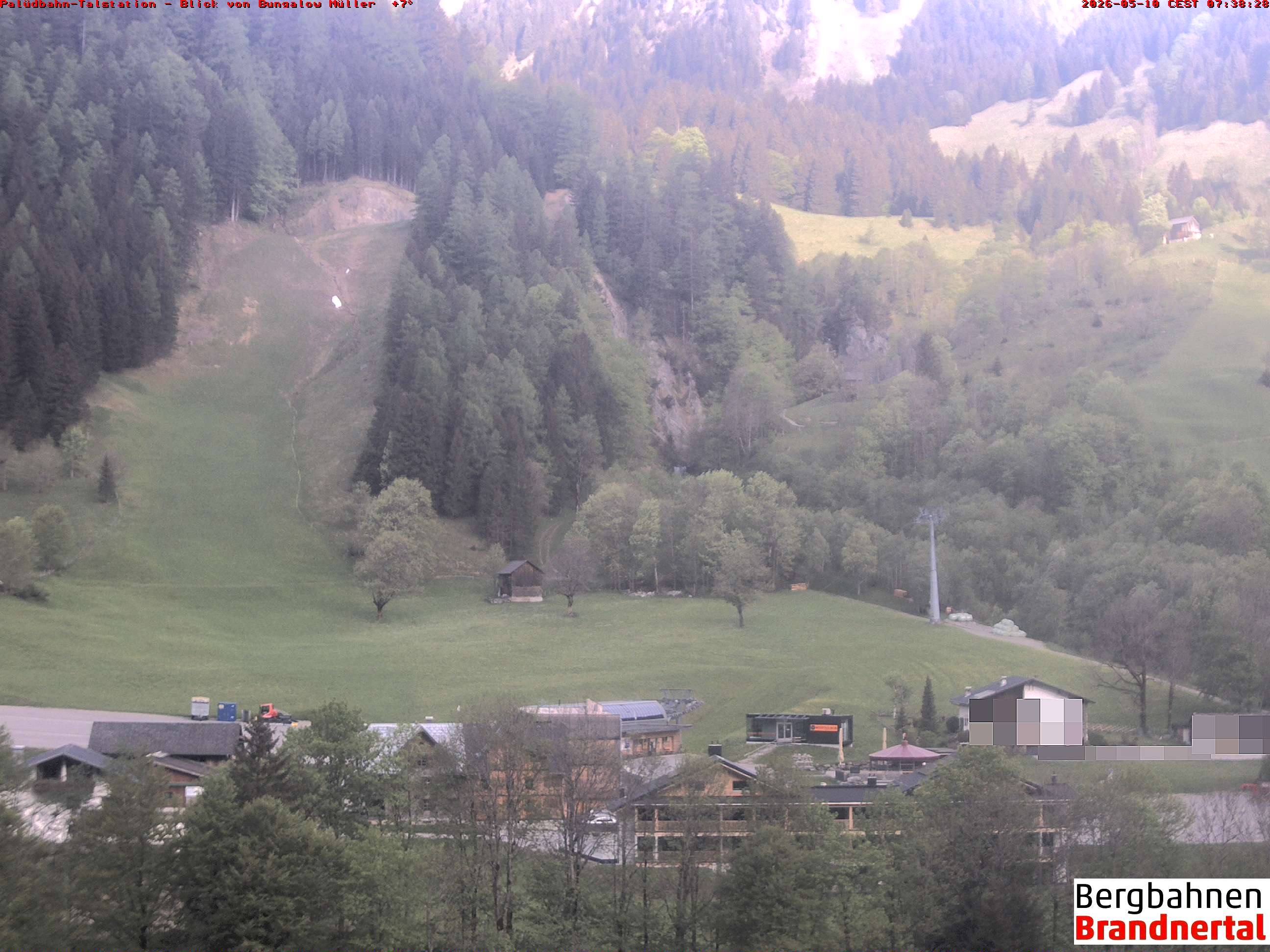 Blick auf Palüdbahn von Bungalow Müller