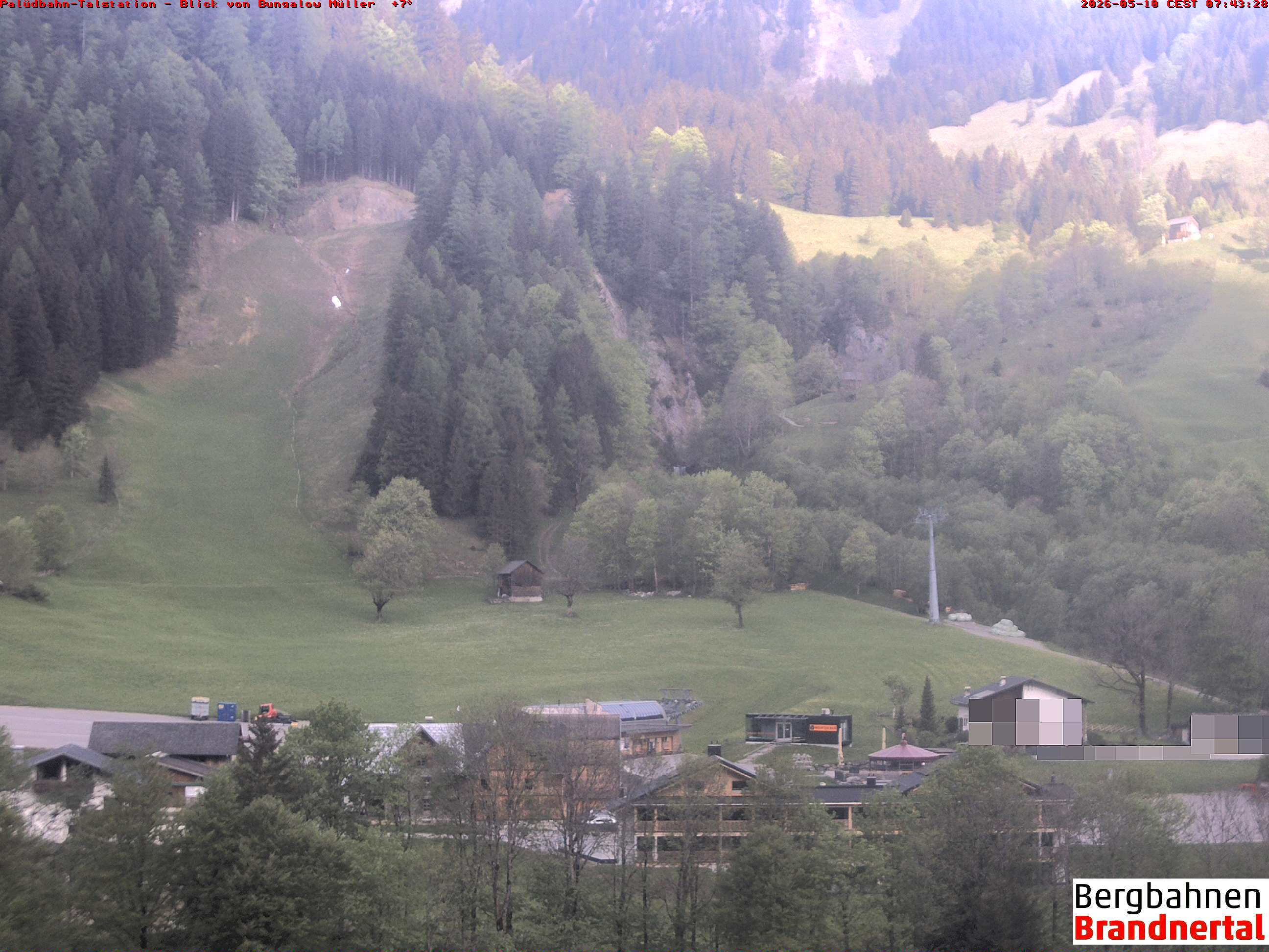 Blick auf Palüdbahn von Bungalow Müller