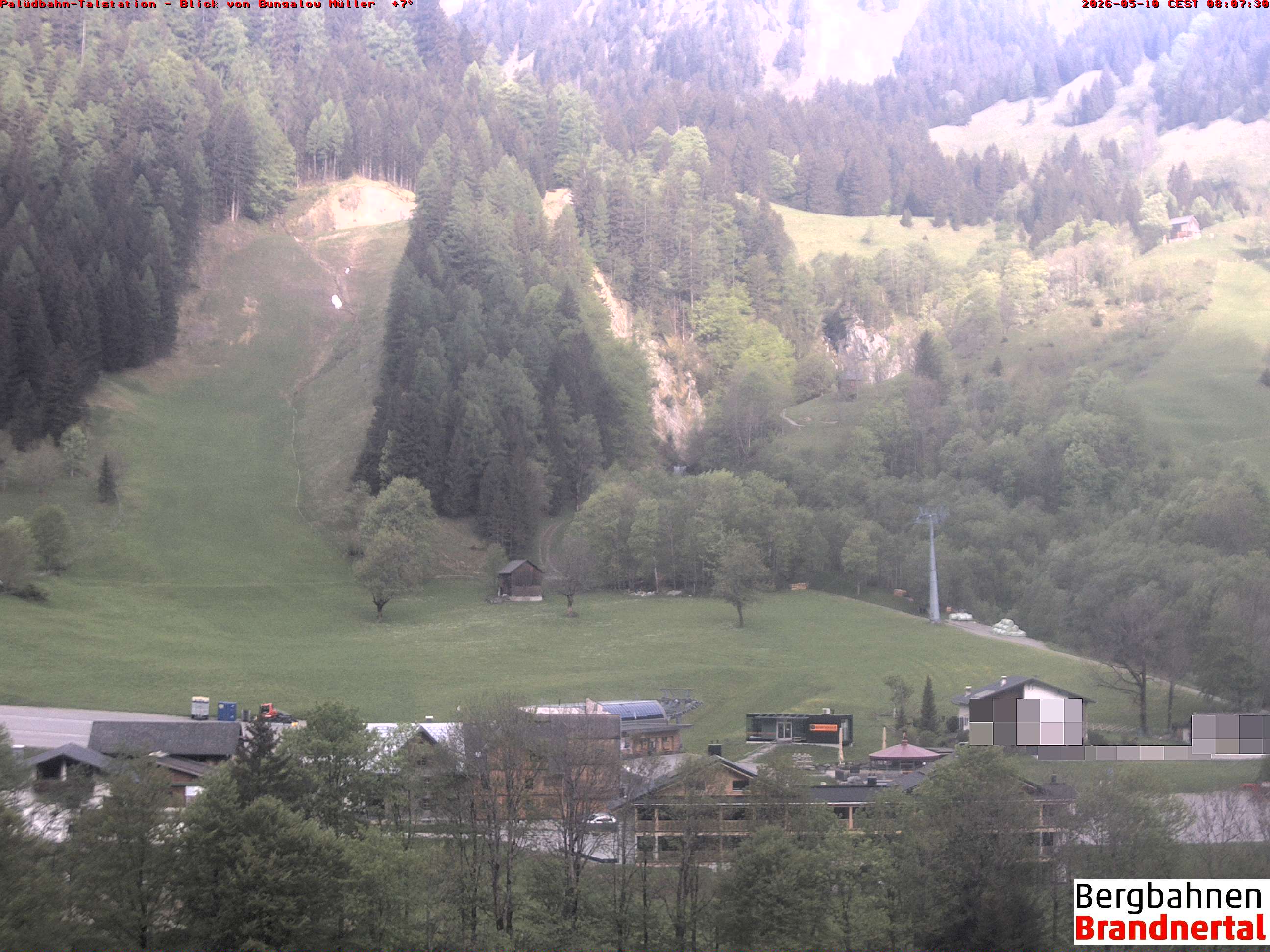 Blick auf Palüdbahn von Bungalow Müller