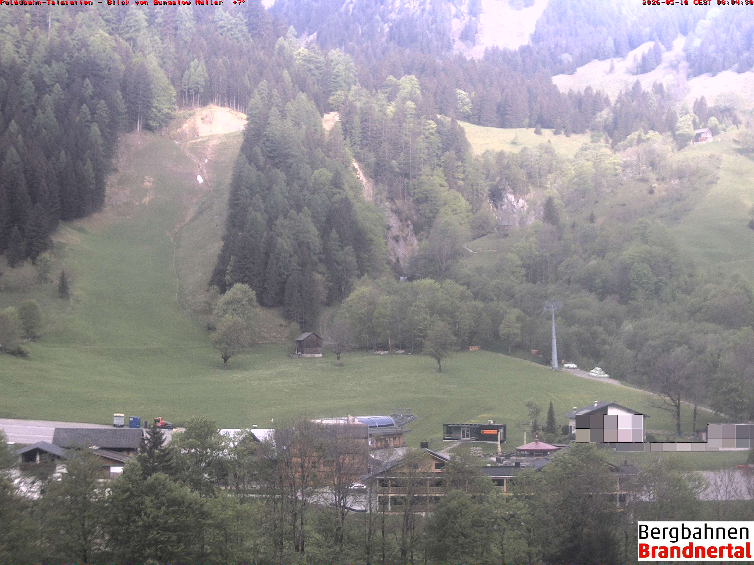 Blick auf Palüdbahn von Bungalow Müller