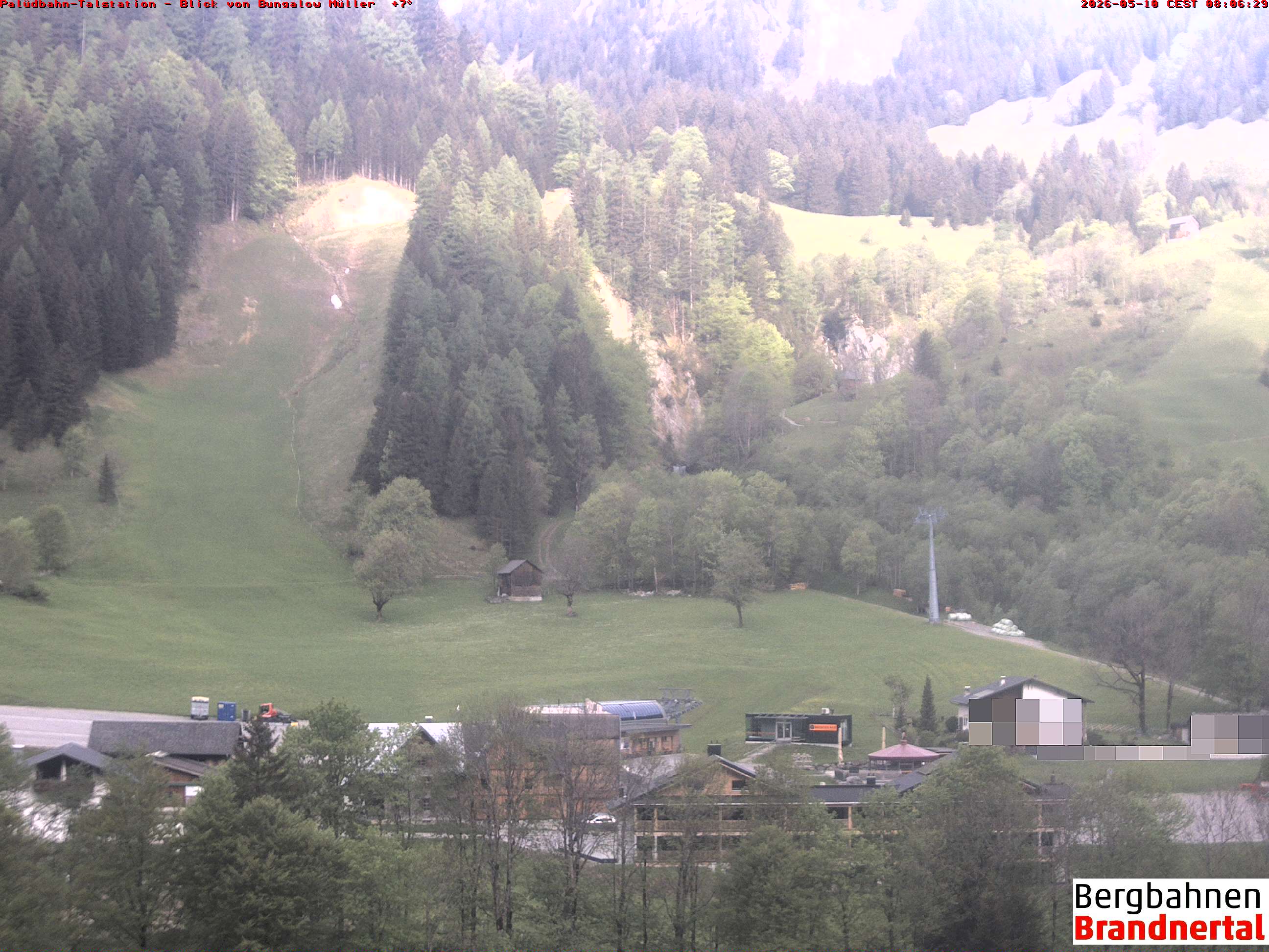 Blick auf Palüdbahn von Bungalow Müller