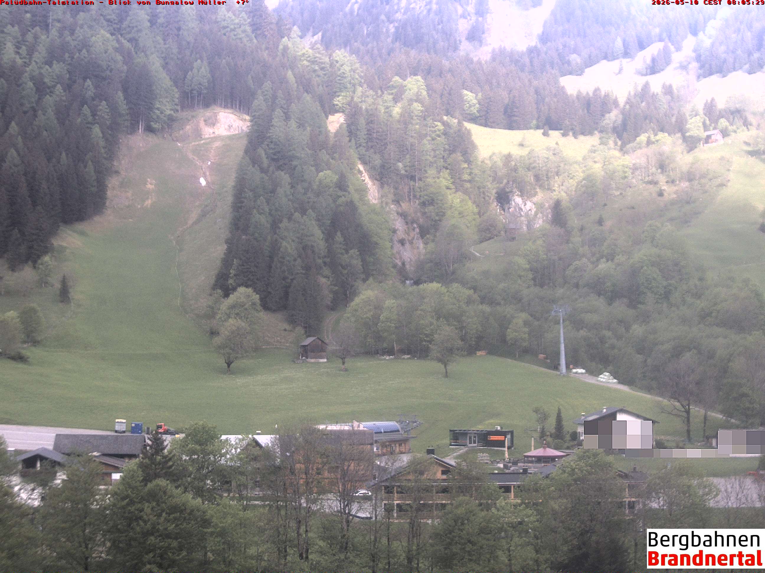 Blick auf Palüdbahn von Bungalow Müller