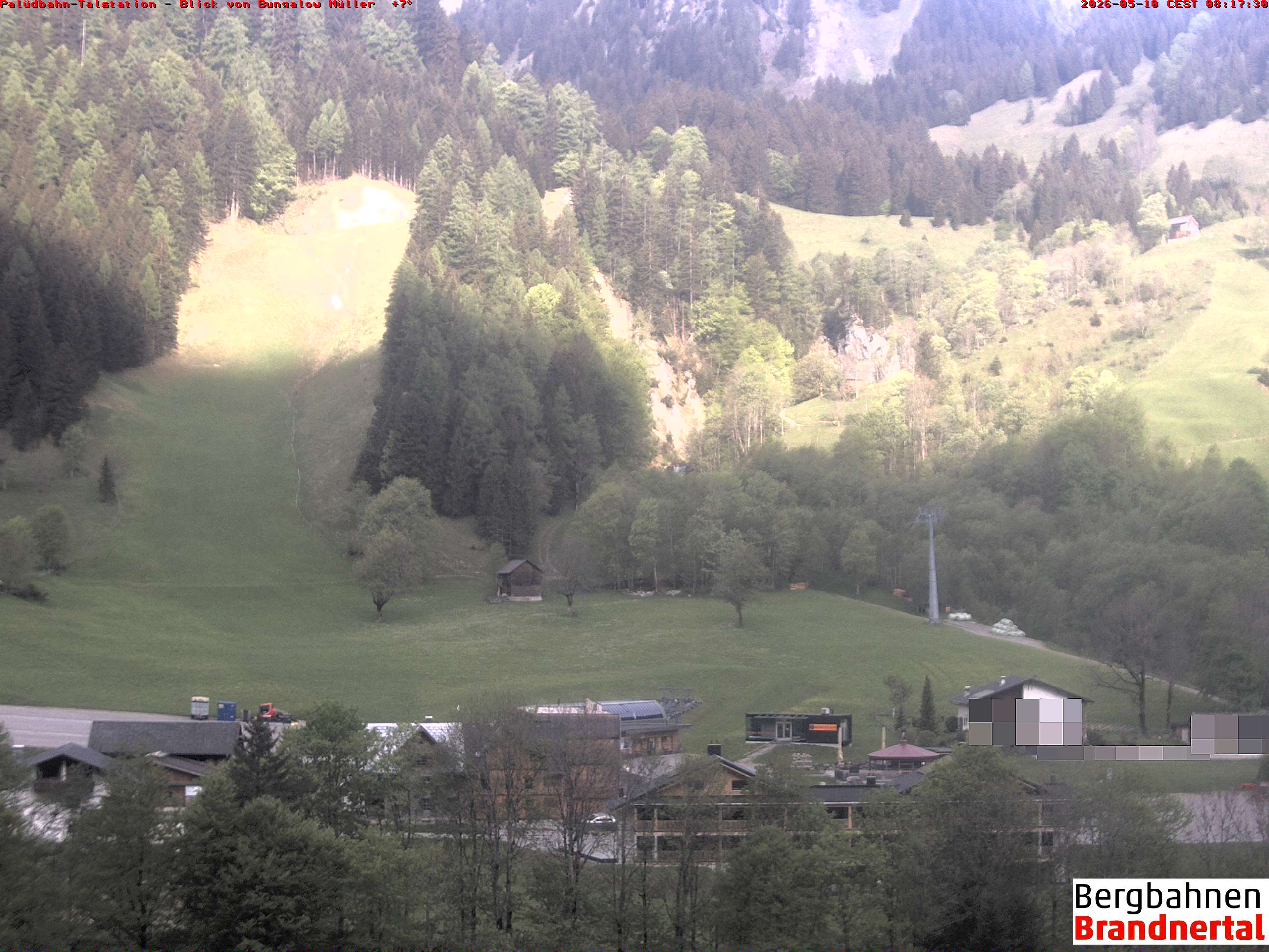 Blick auf Palüdbahn von Bungalow Müller