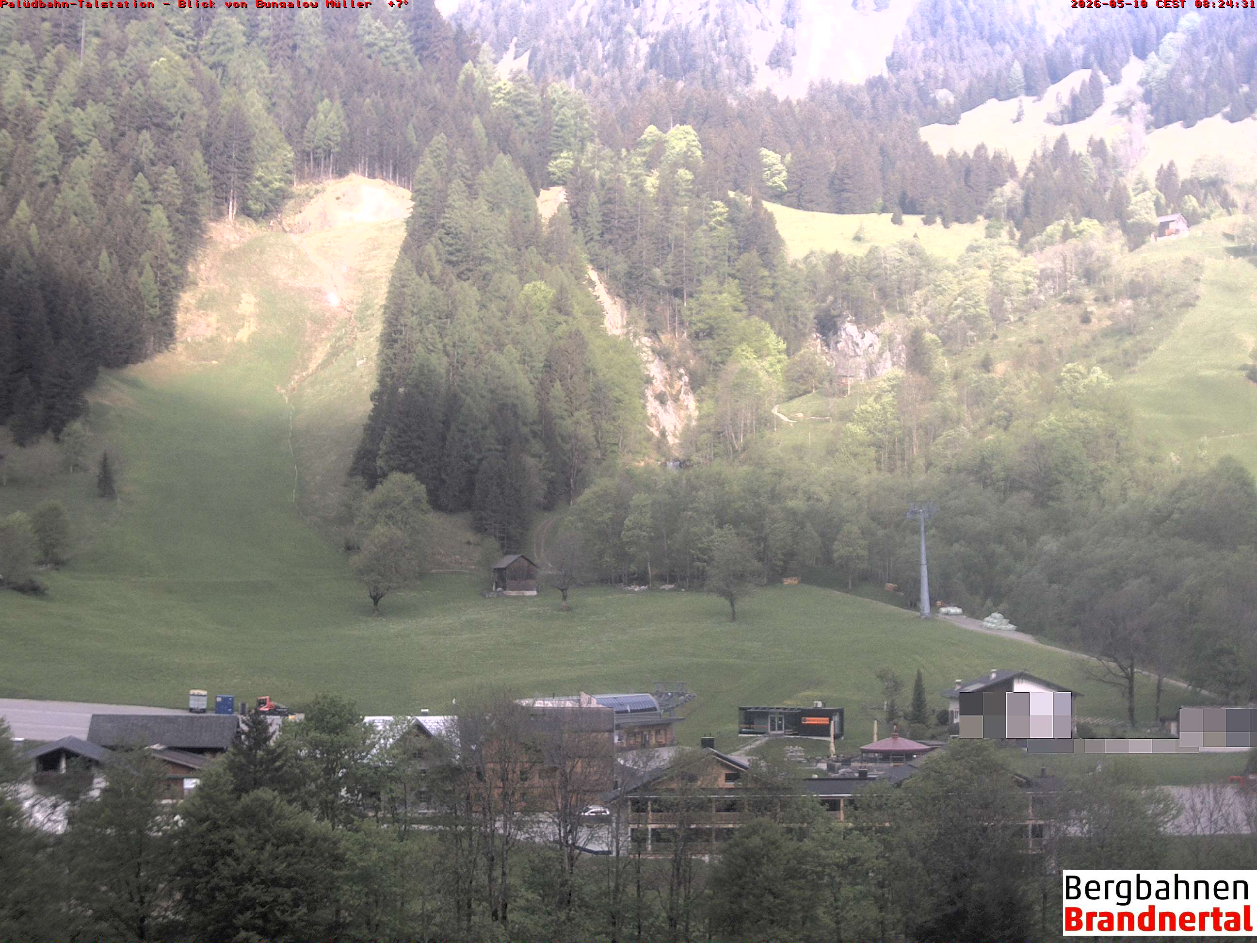 Blick auf Palüdbahn von Bungalow Müller