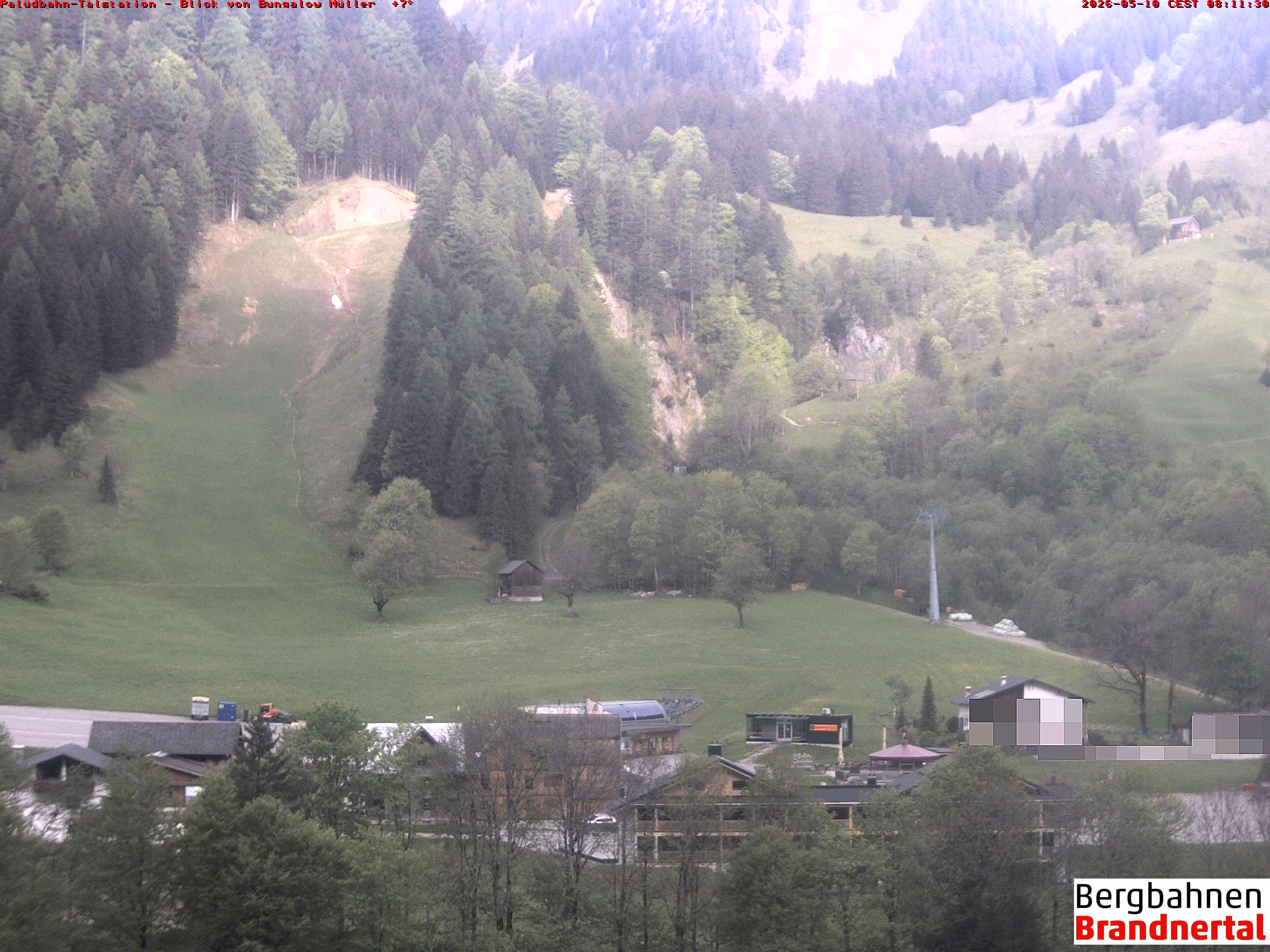 Blick auf Palüdbahn von Bungalow Müller