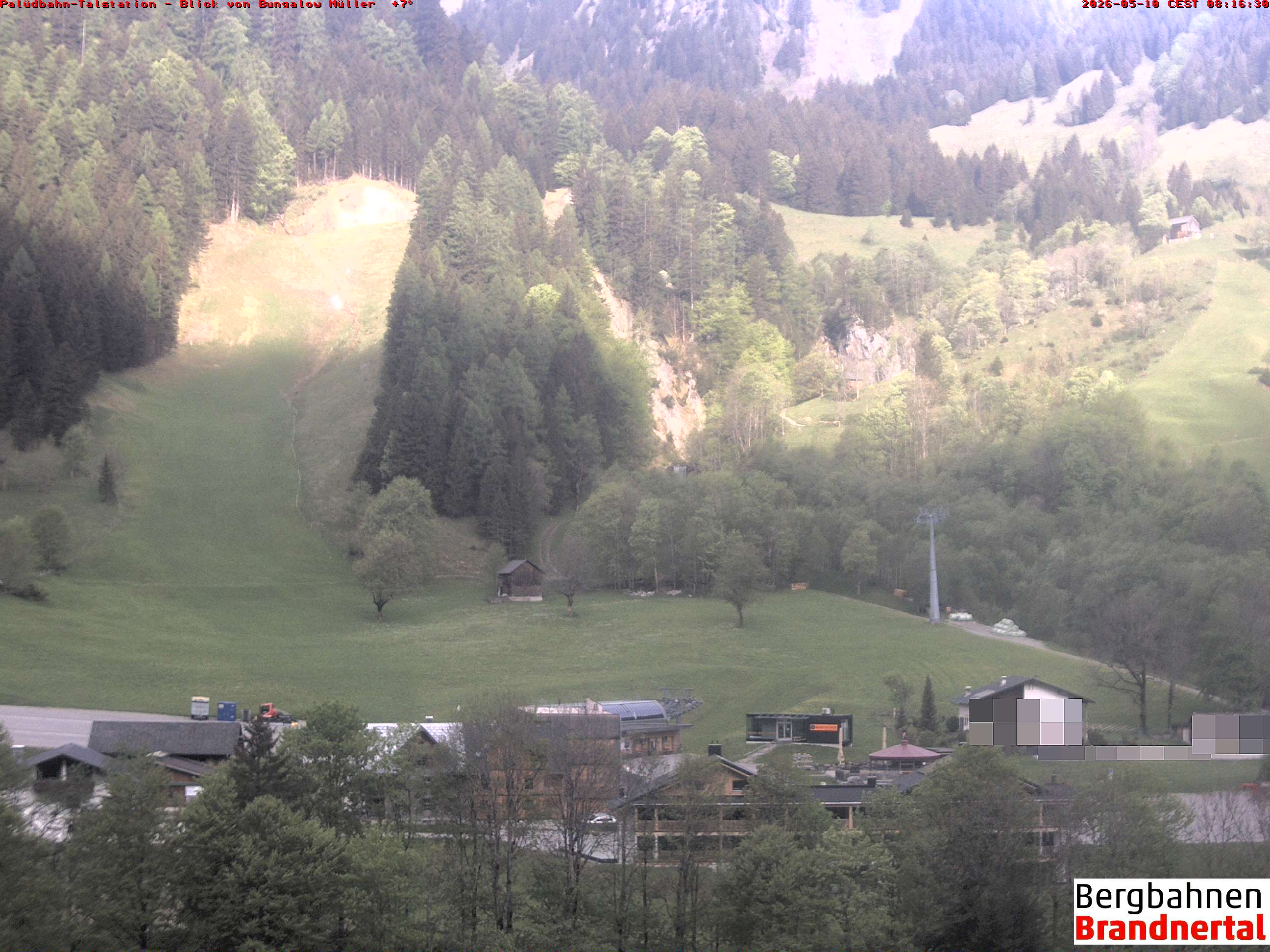 Blick auf Palüdbahn von Bungalow Müller