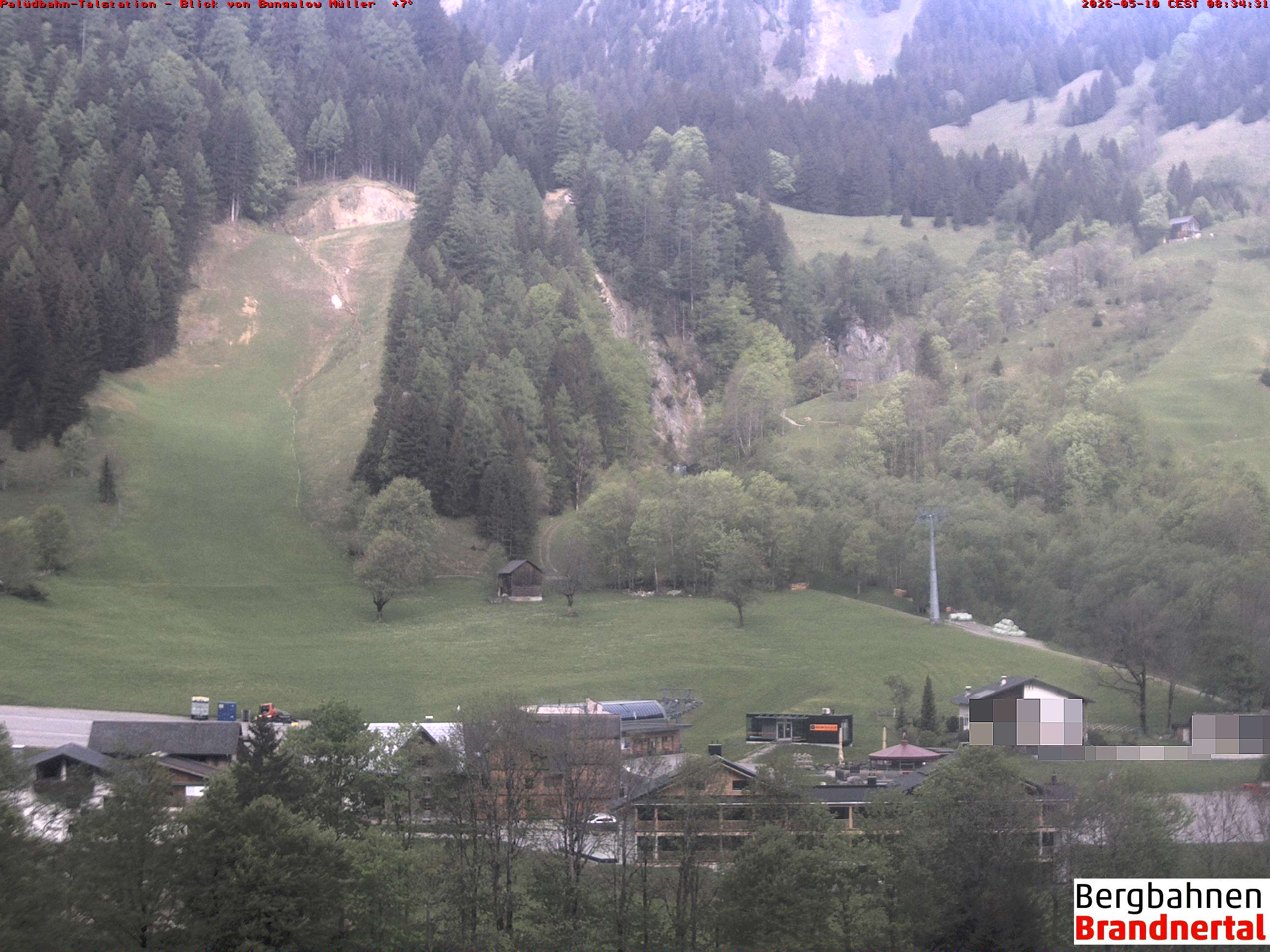 Blick auf Palüdbahn von Bungalow Müller