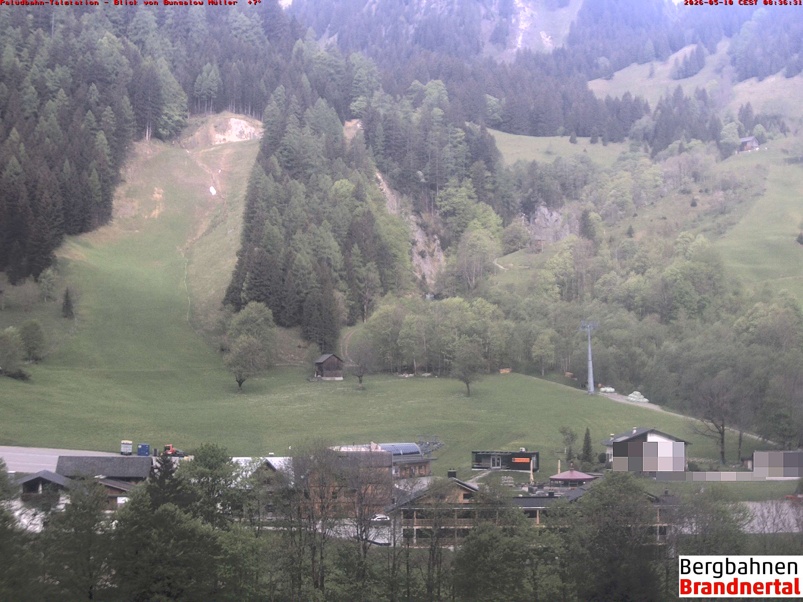Blick auf Palüdbahn von Bungalow Müller