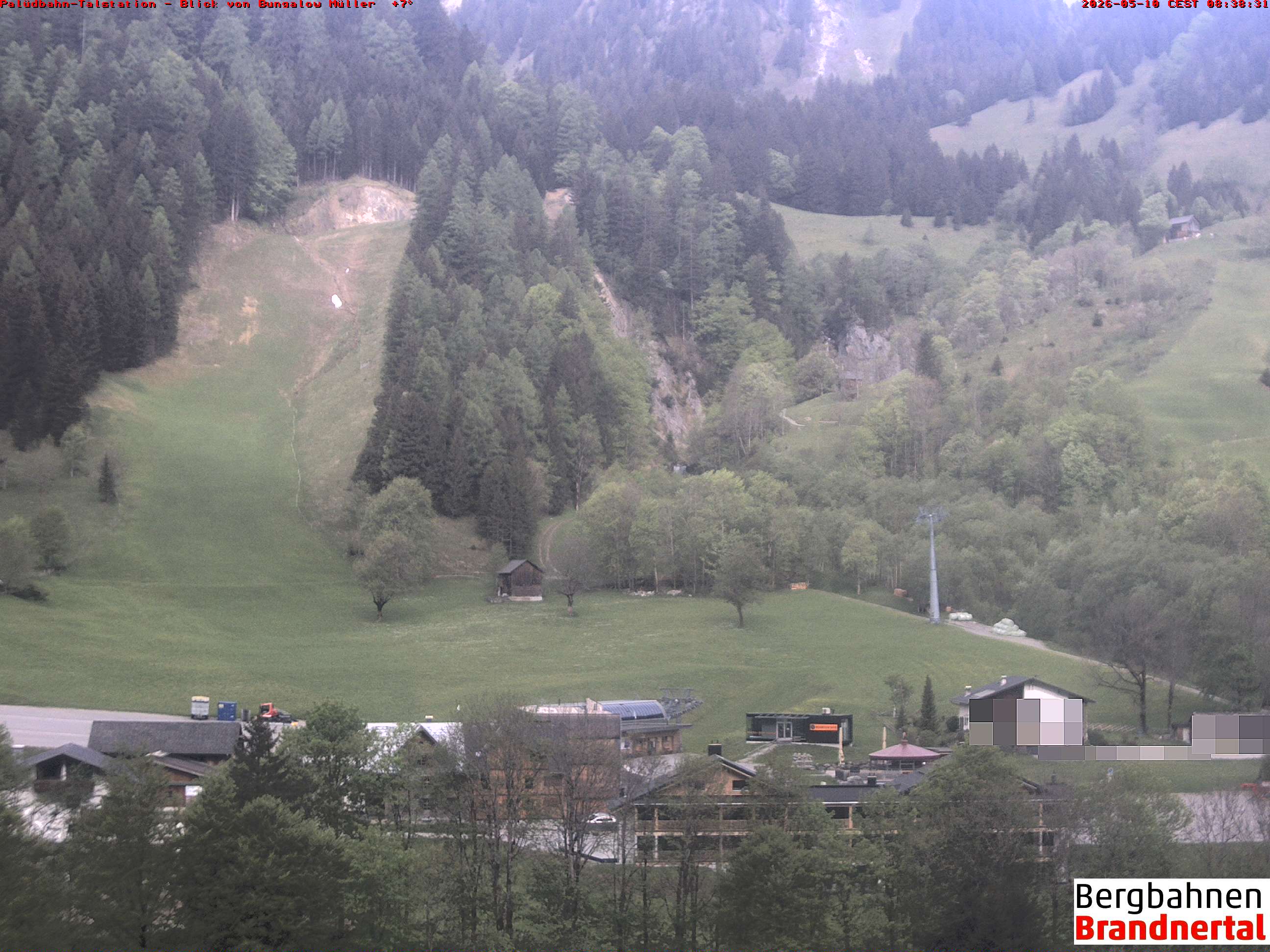 Blick auf Palüdbahn von Bungalow Müller