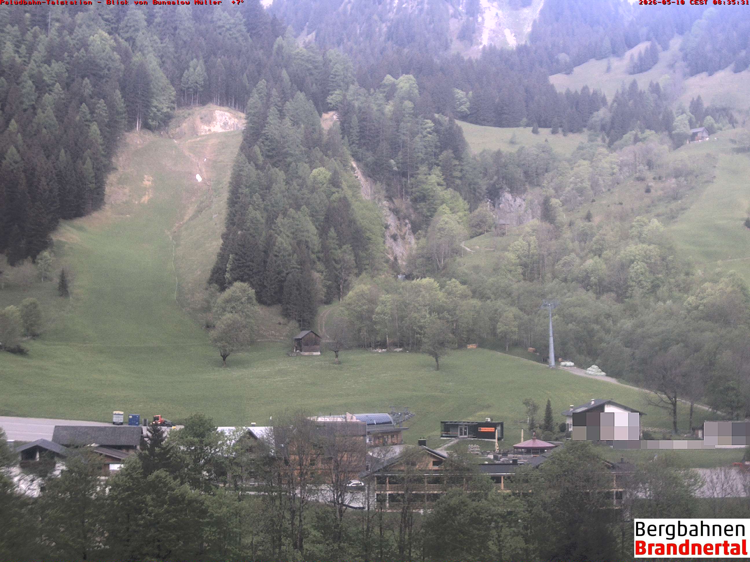 Blick auf Palüdbahn von Bungalow Müller