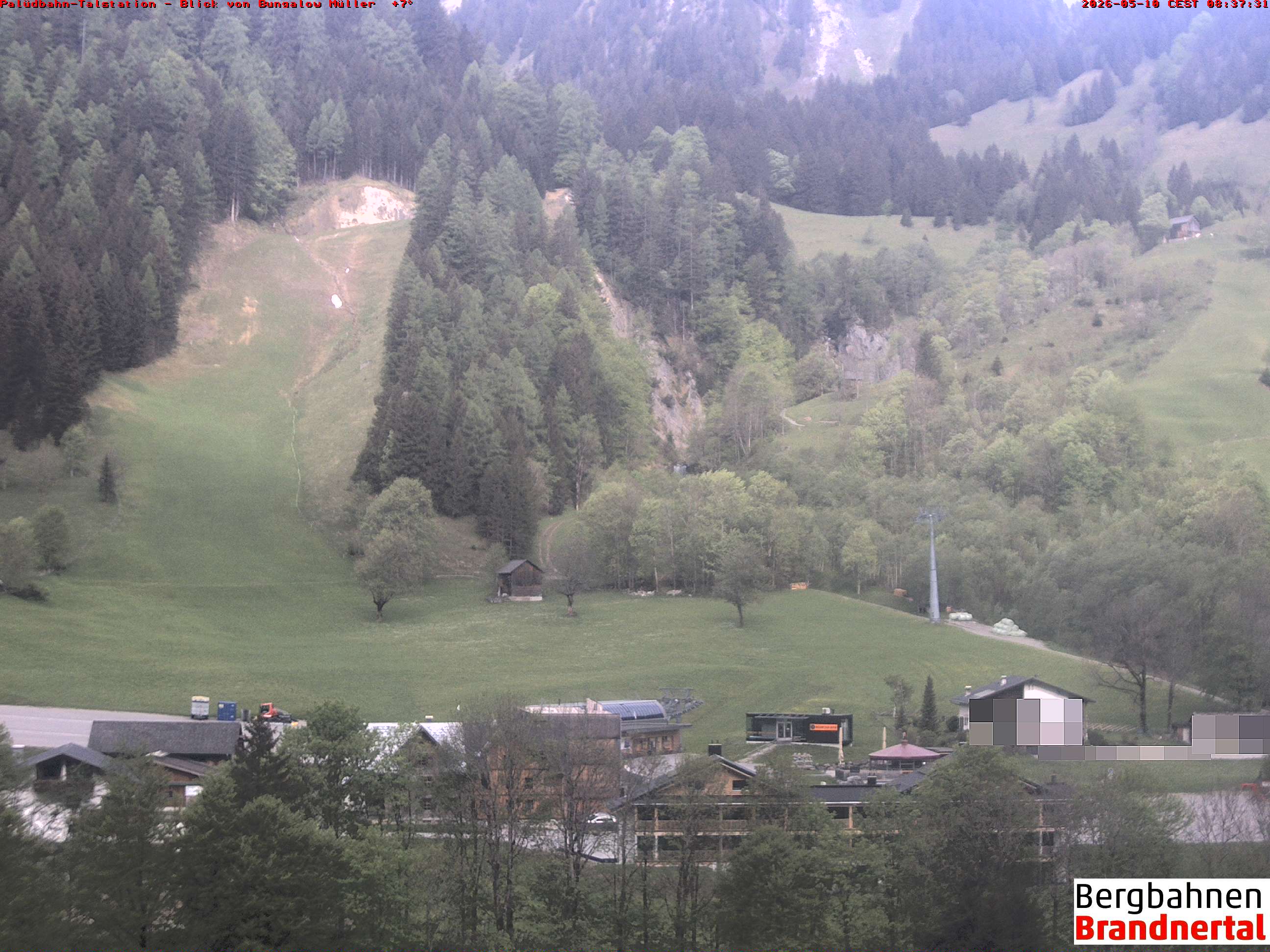 Blick auf Palüdbahn von Bungalow Müller
