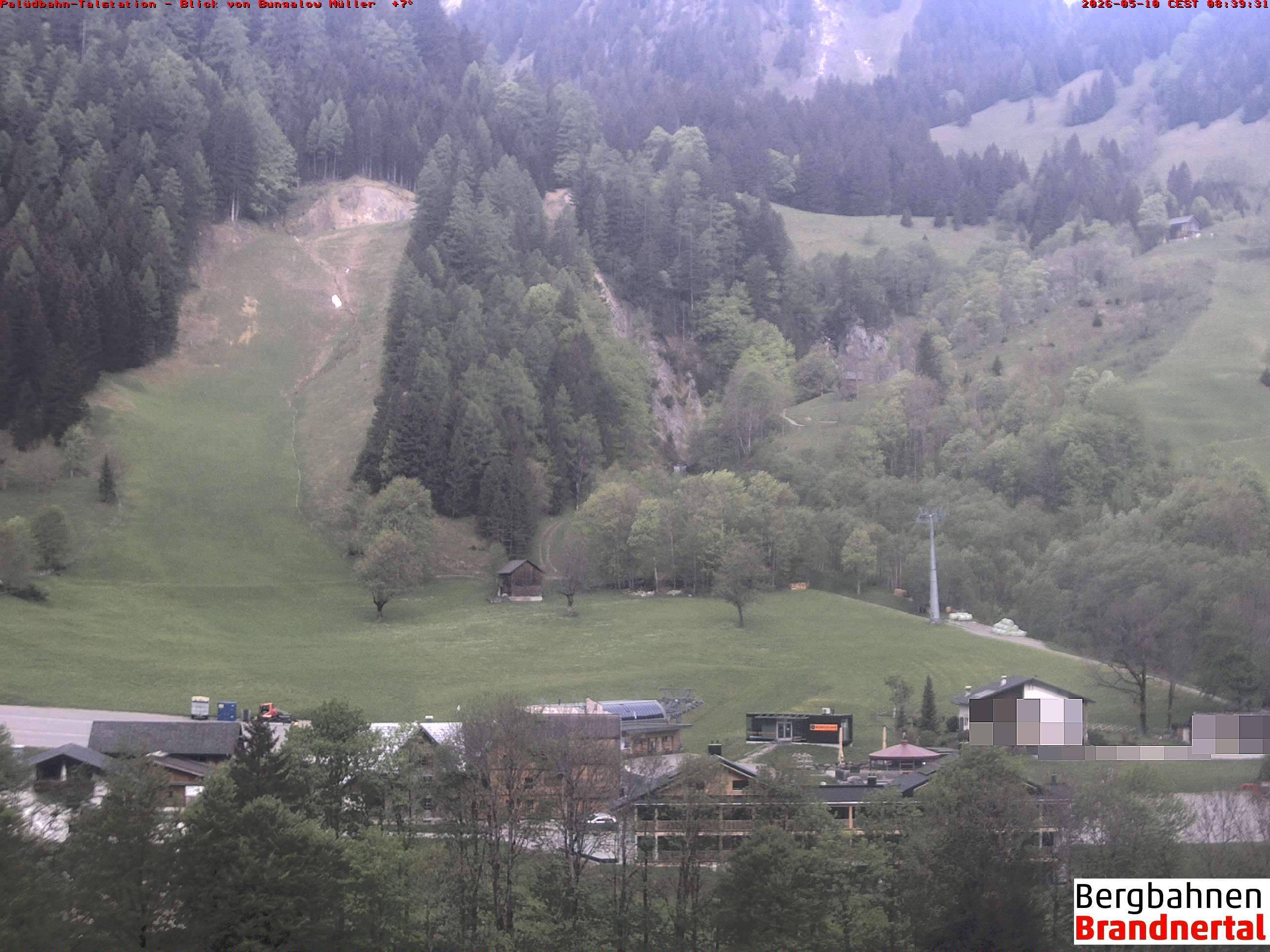 Blick auf Palüdbahn von Bungalow Müller