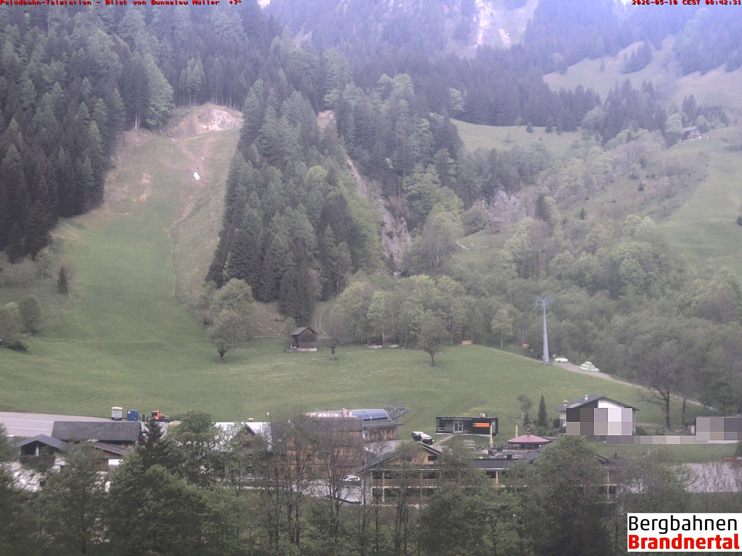 Blick auf Palüdbahn von Bungalow Müller