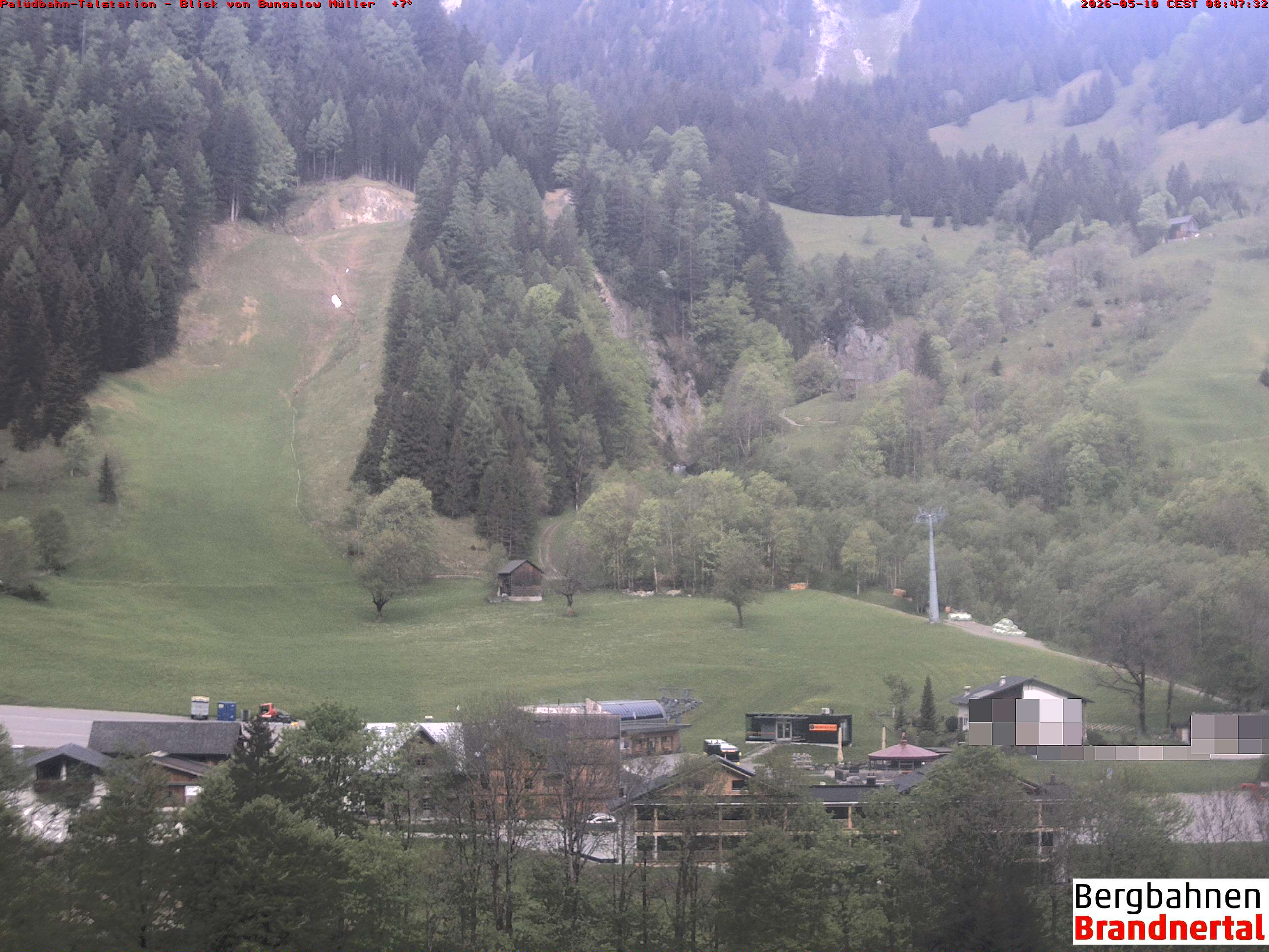 Blick auf Palüdbahn von Bungalow Müller
