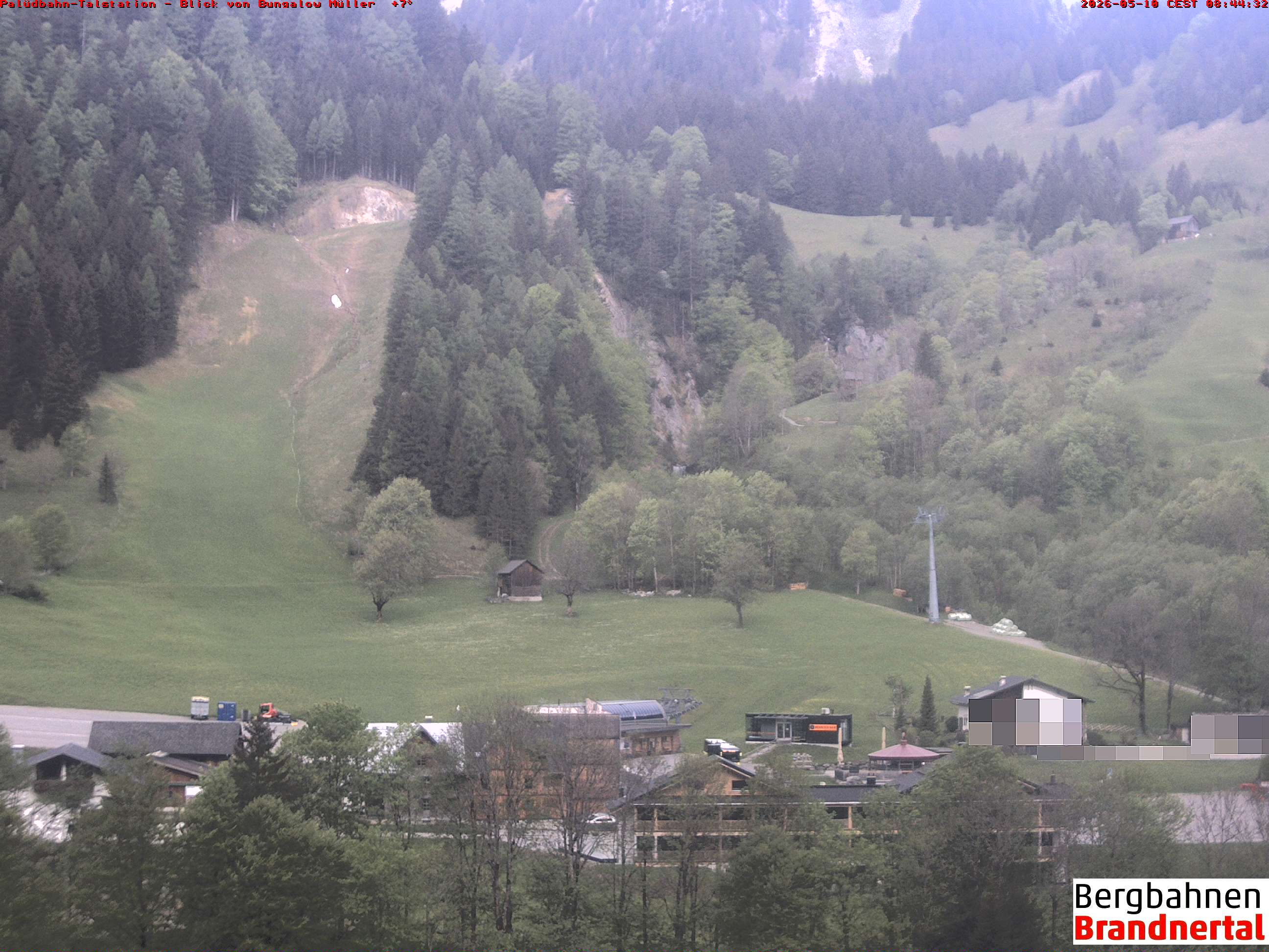 Blick auf Palüdbahn von Bungalow Müller