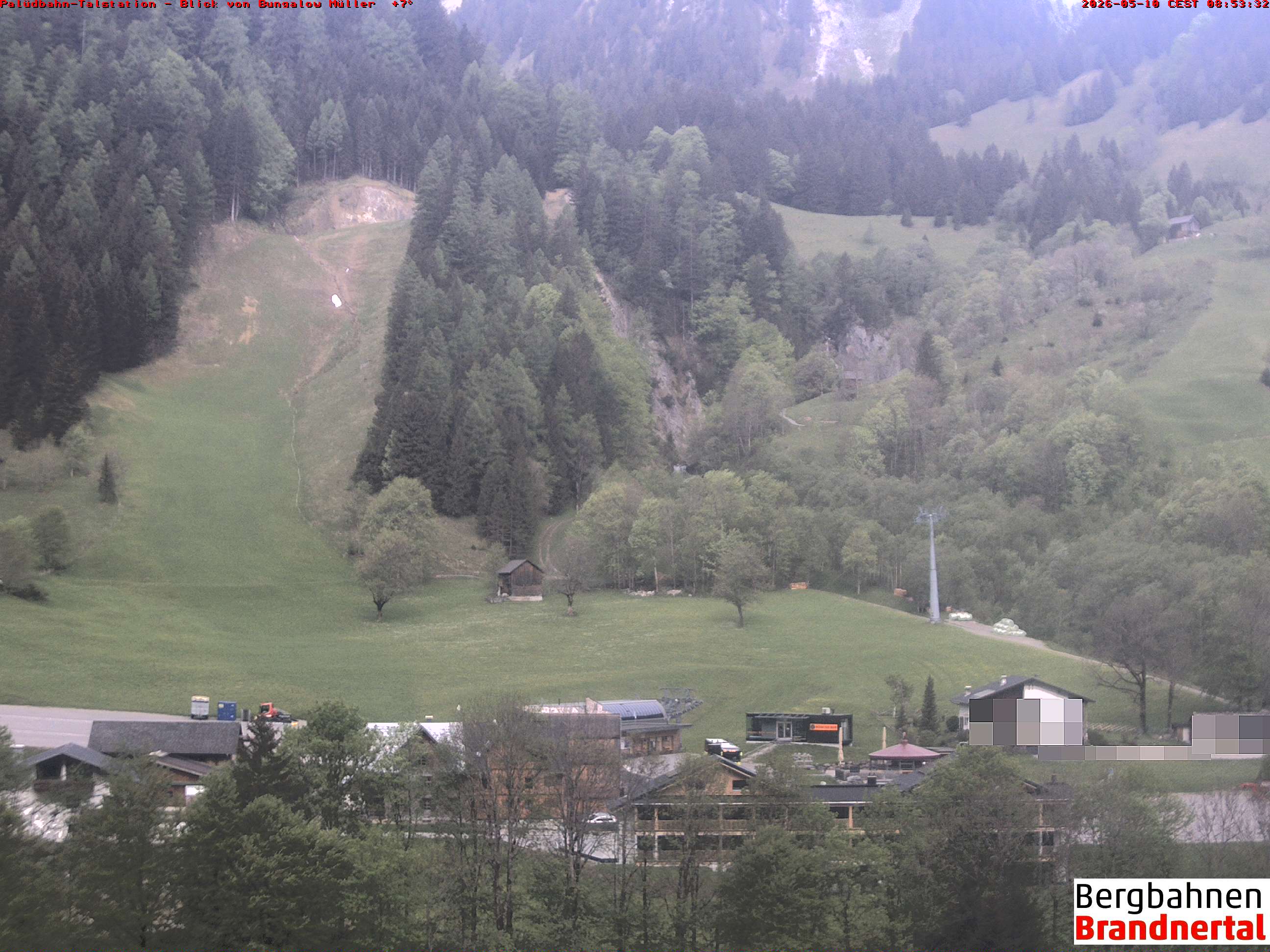 Blick auf Palüdbahn von Bungalow Müller