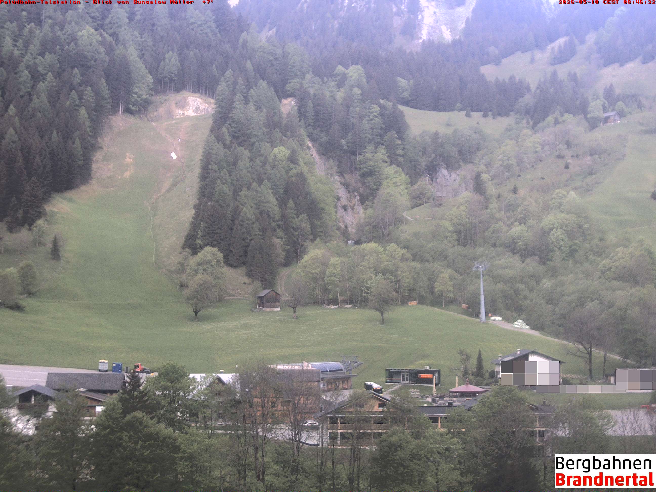 Blick auf Palüdbahn von Bungalow Müller
