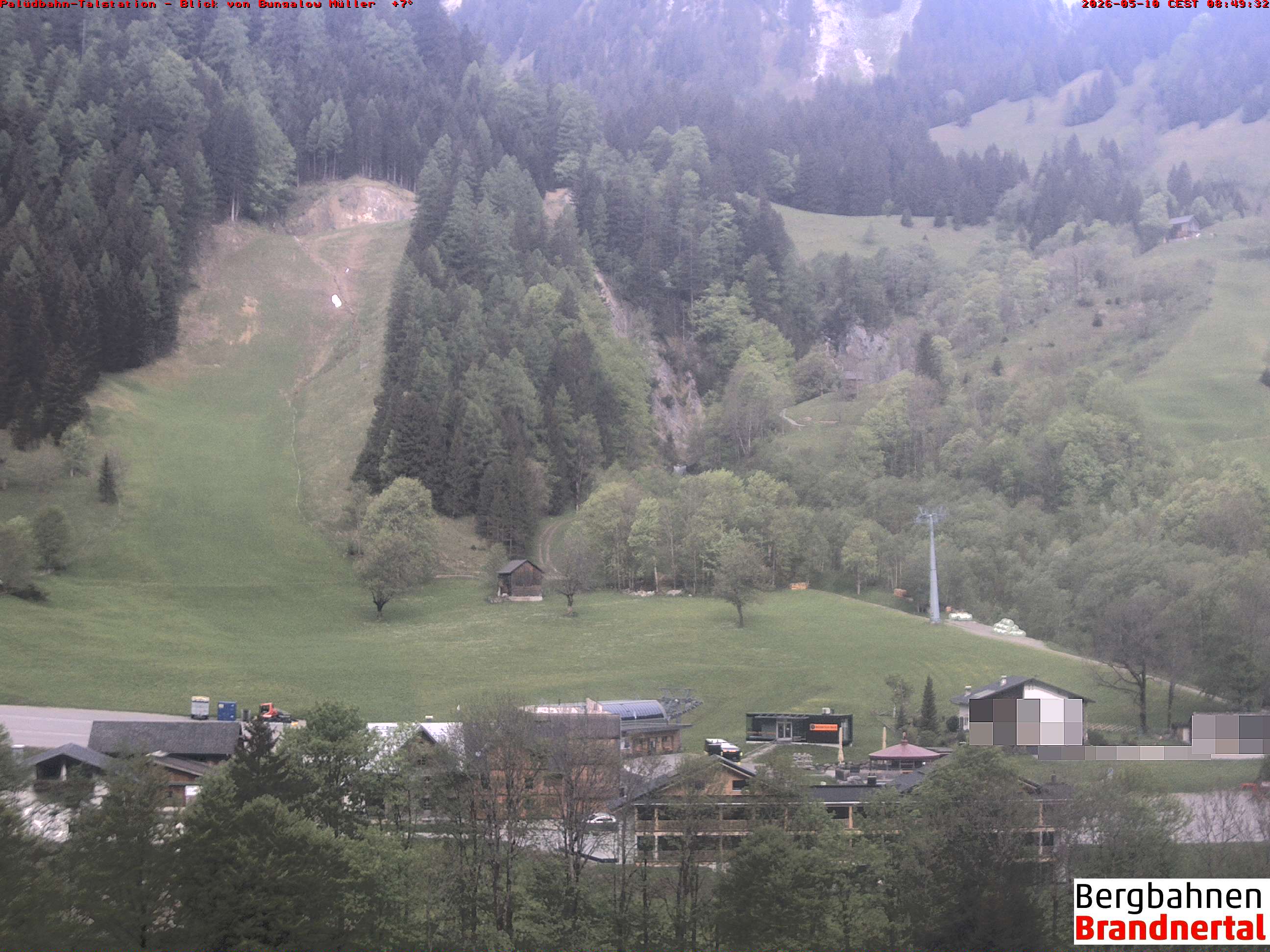 Blick auf Palüdbahn von Bungalow Müller