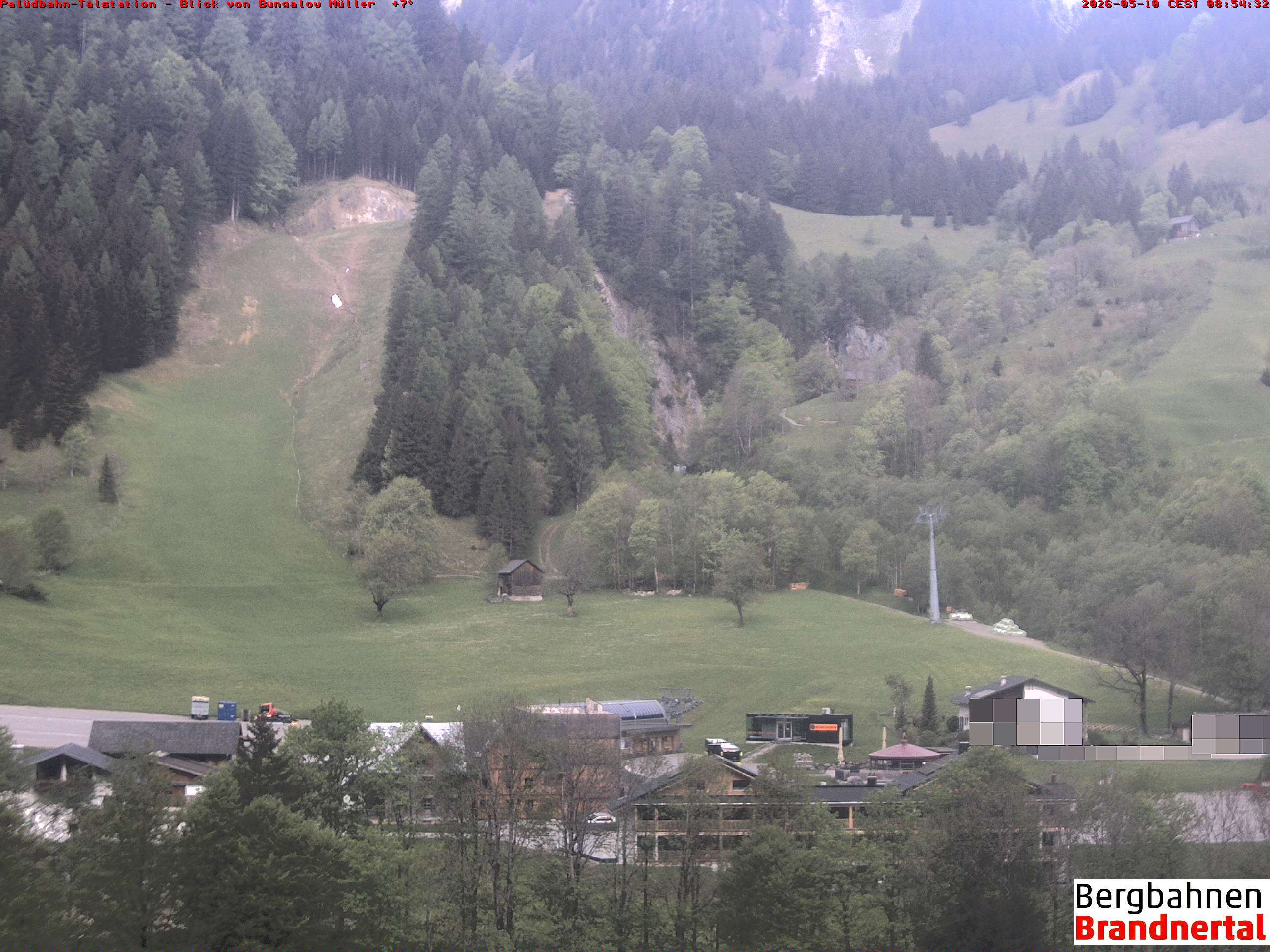 Blick auf Palüdbahn von Bungalow Müller