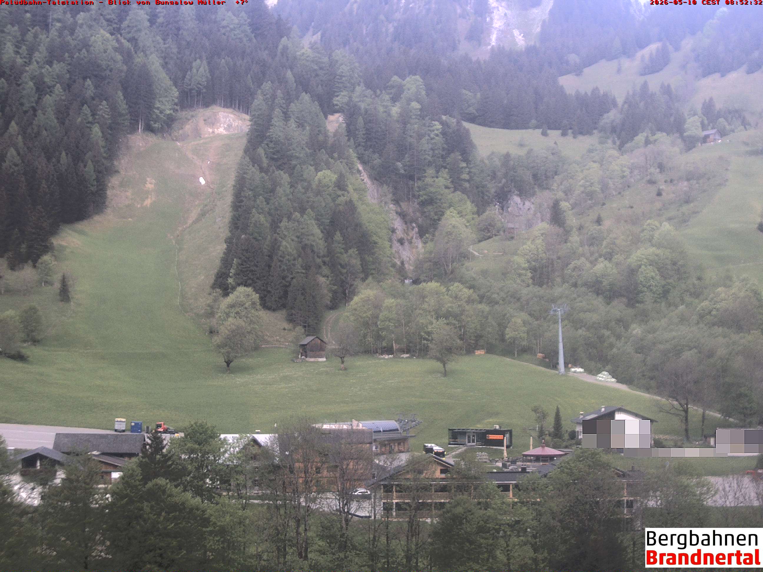 Blick auf Palüdbahn von Bungalow Müller