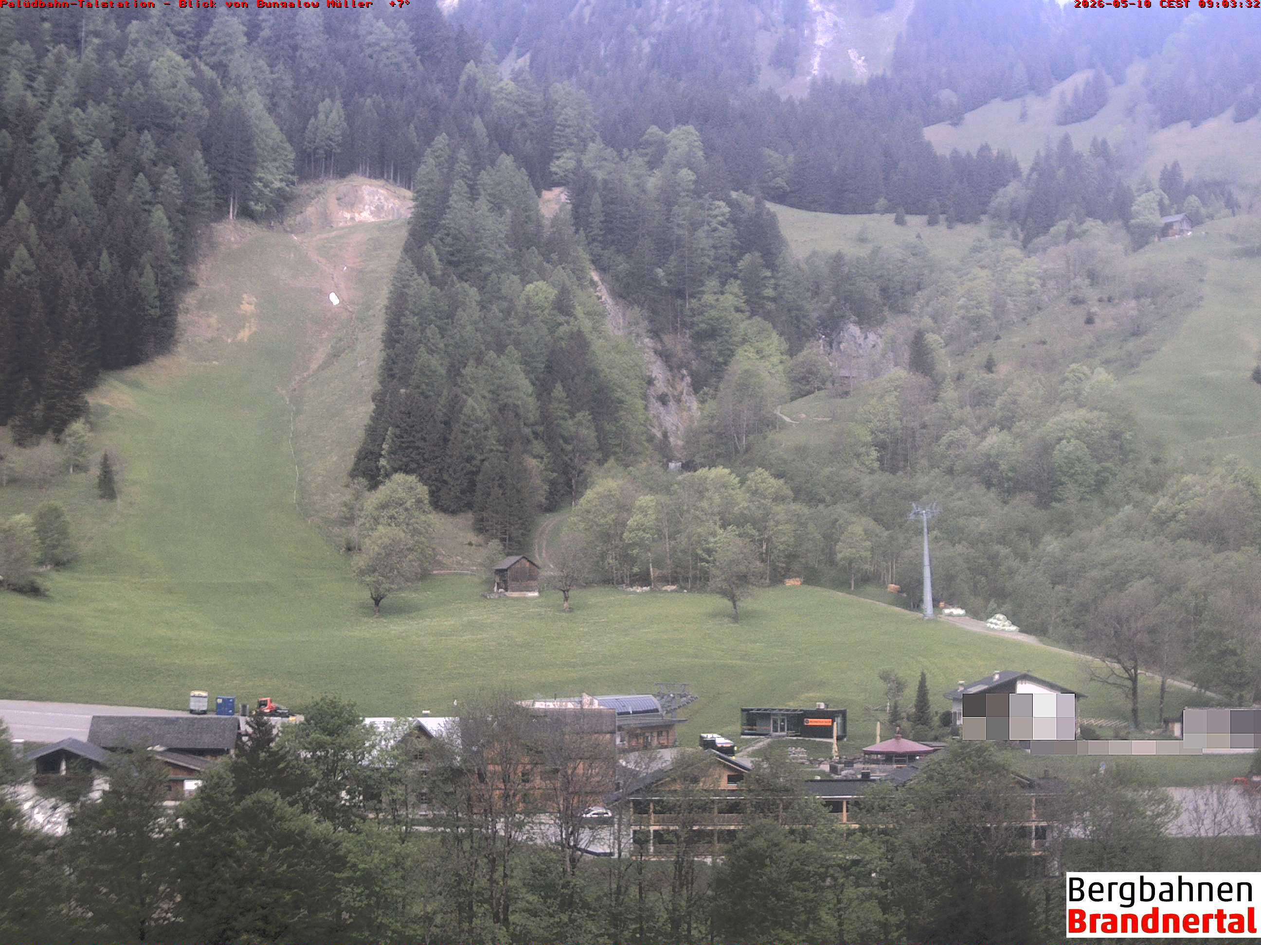 Blick auf Palüdbahn von Bungalow Müller
