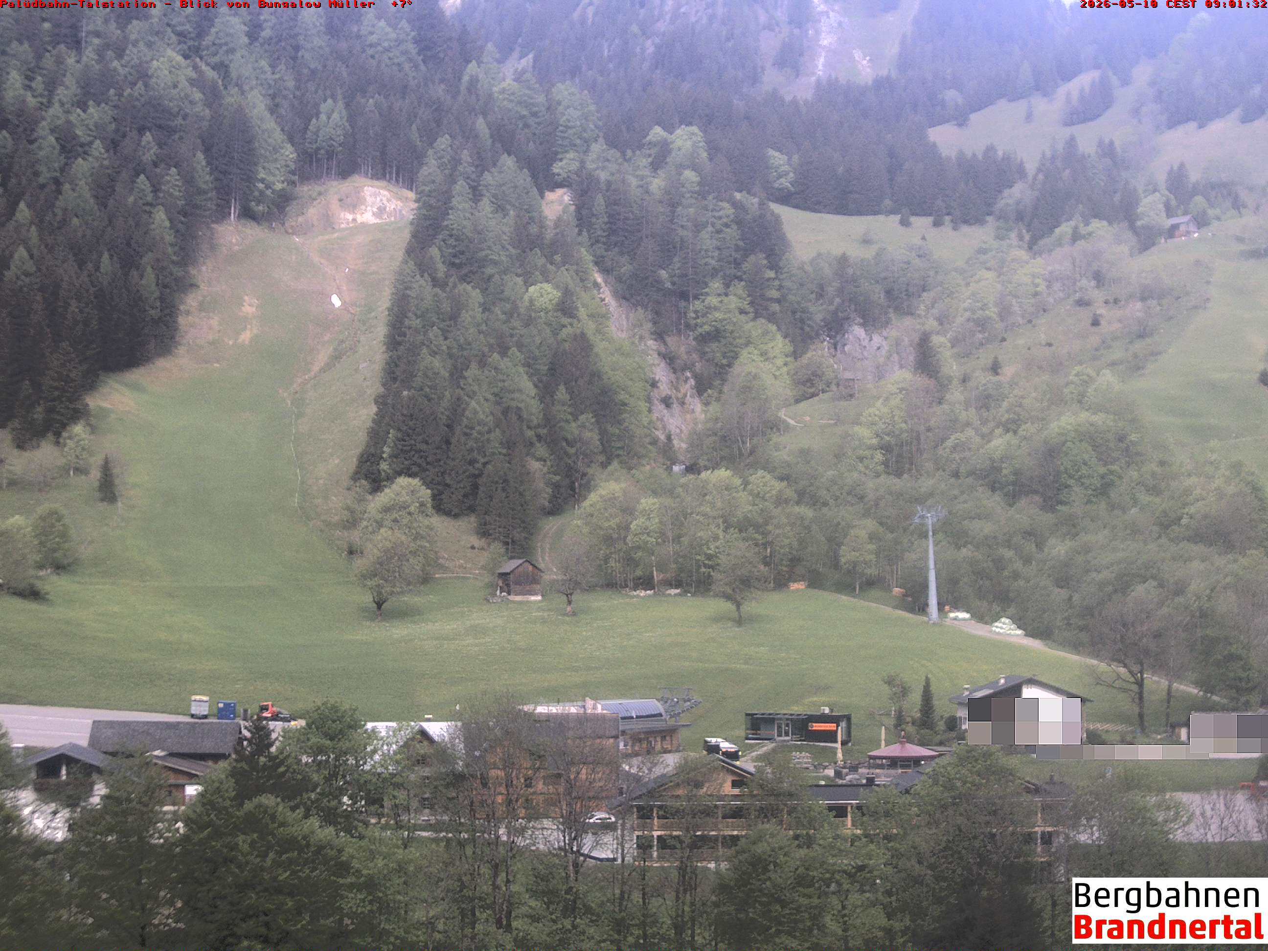 Blick auf Palüdbahn von Bungalow Müller