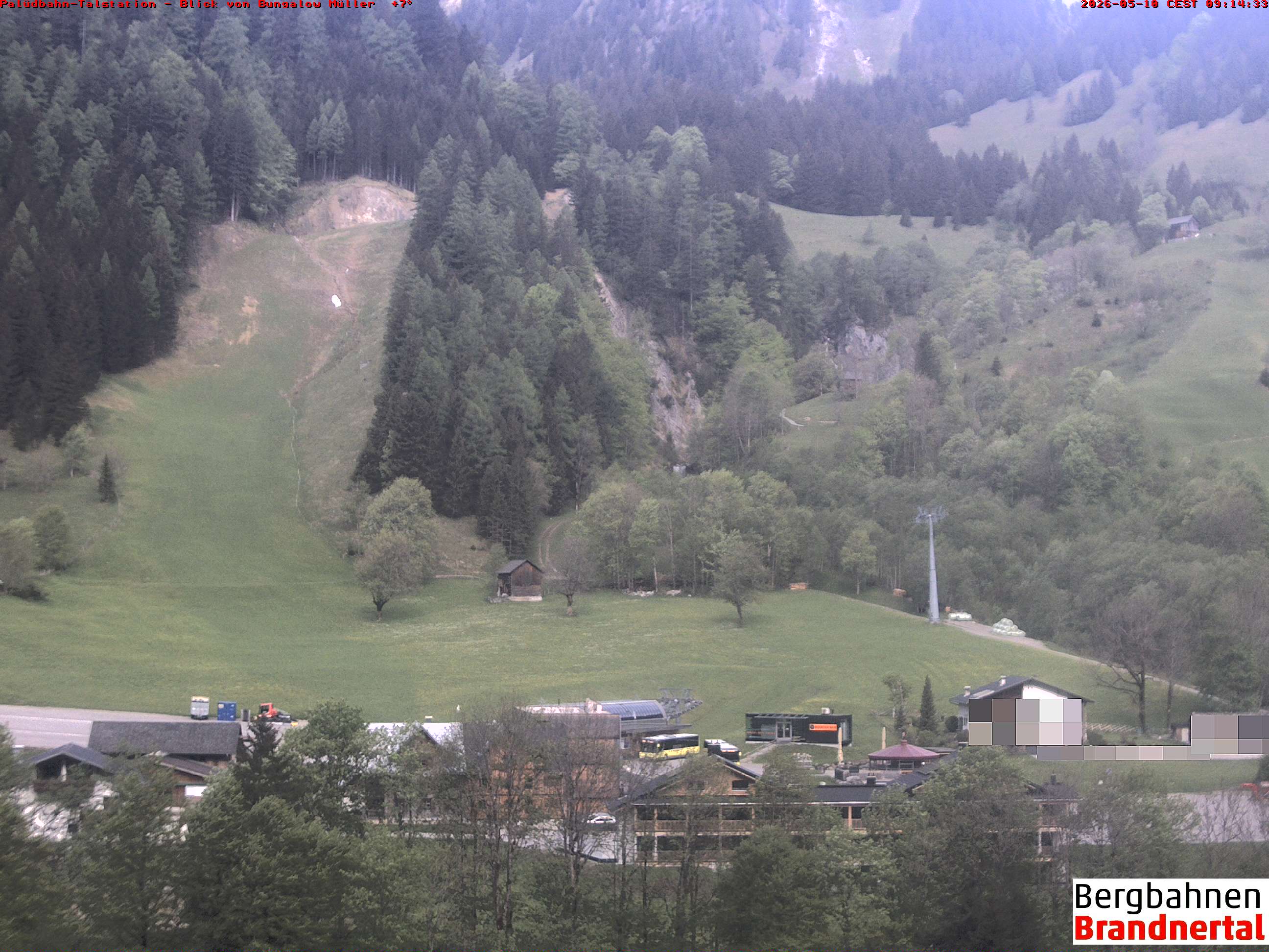 Blick auf Palüdbahn von Bungalow Müller