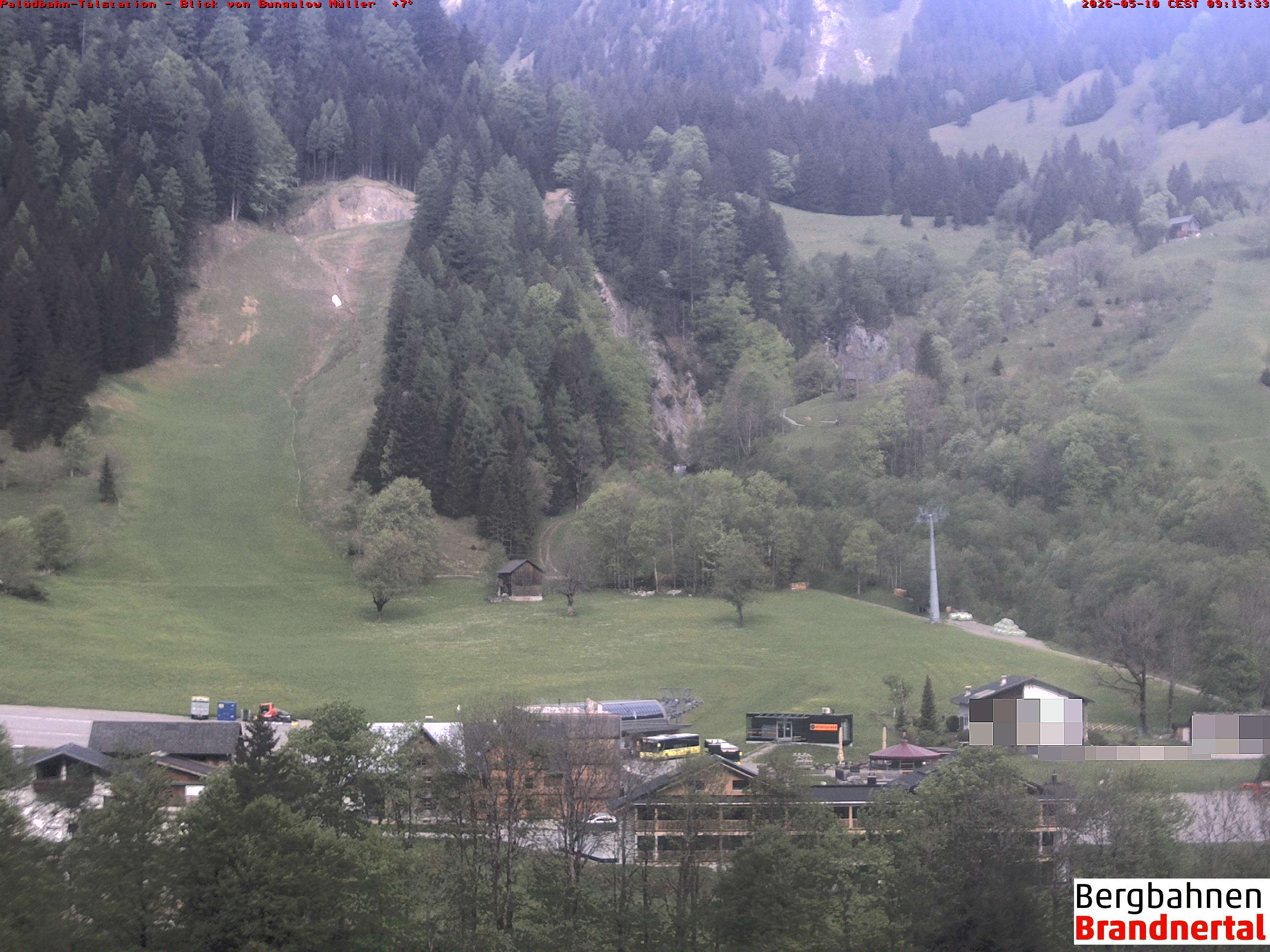 Blick auf Palüdbahn von Bungalow Müller