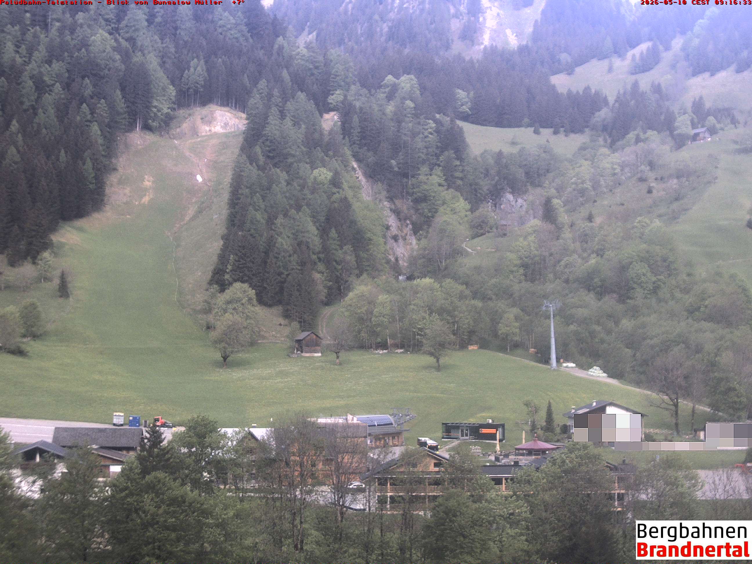 Blick auf Palüdbahn von Bungalow Müller