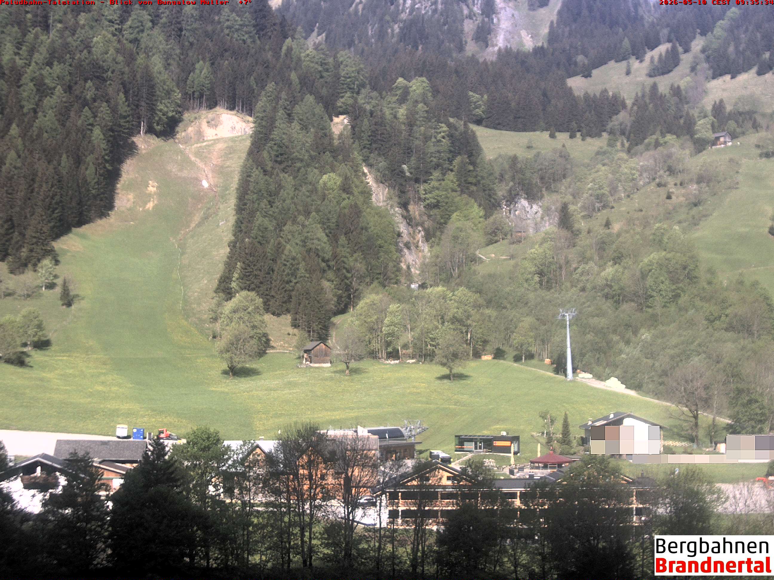 Blick auf Palüdbahn von Bungalow Müller
