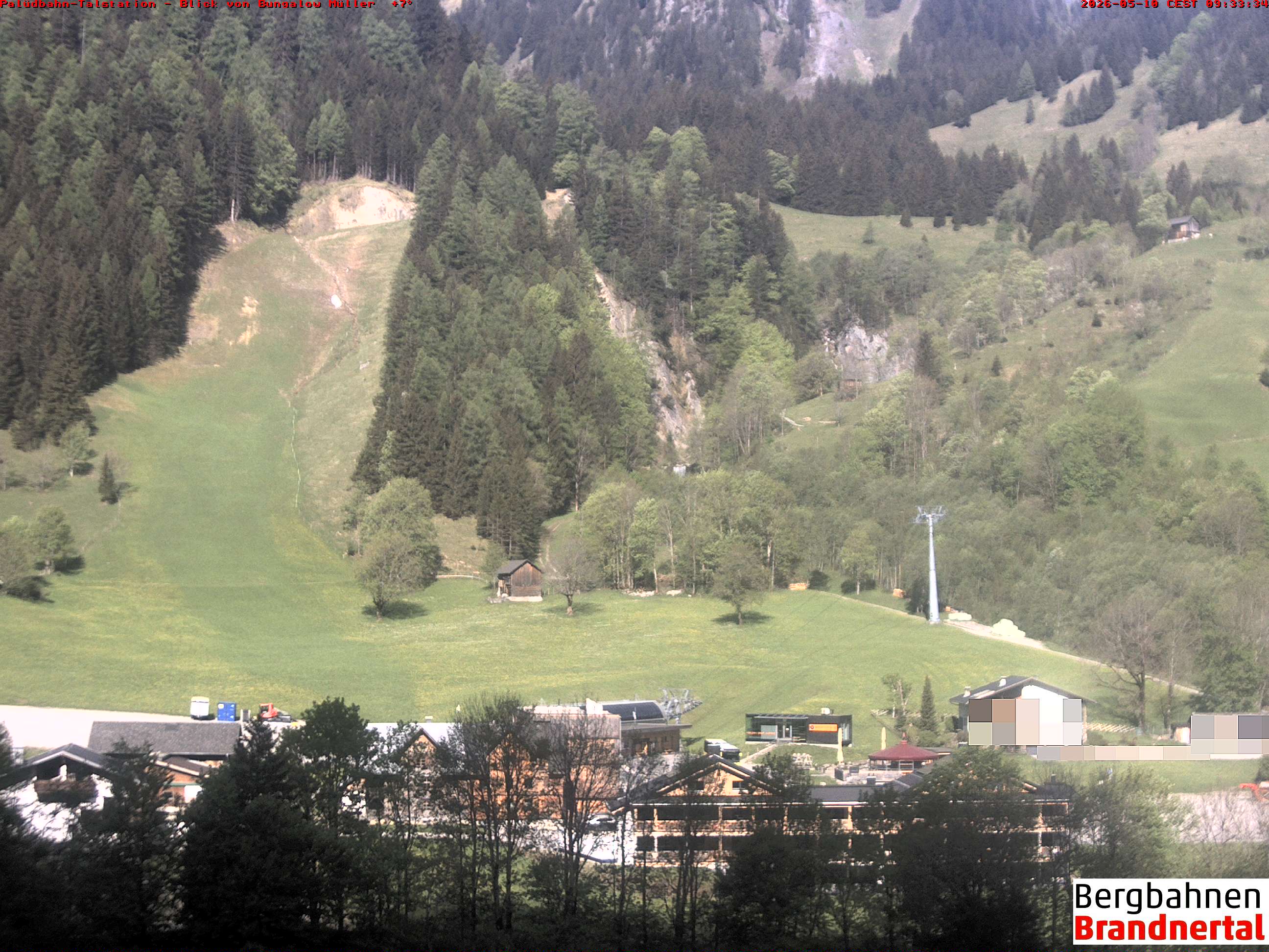Blick auf Palüdbahn von Bungalow Müller