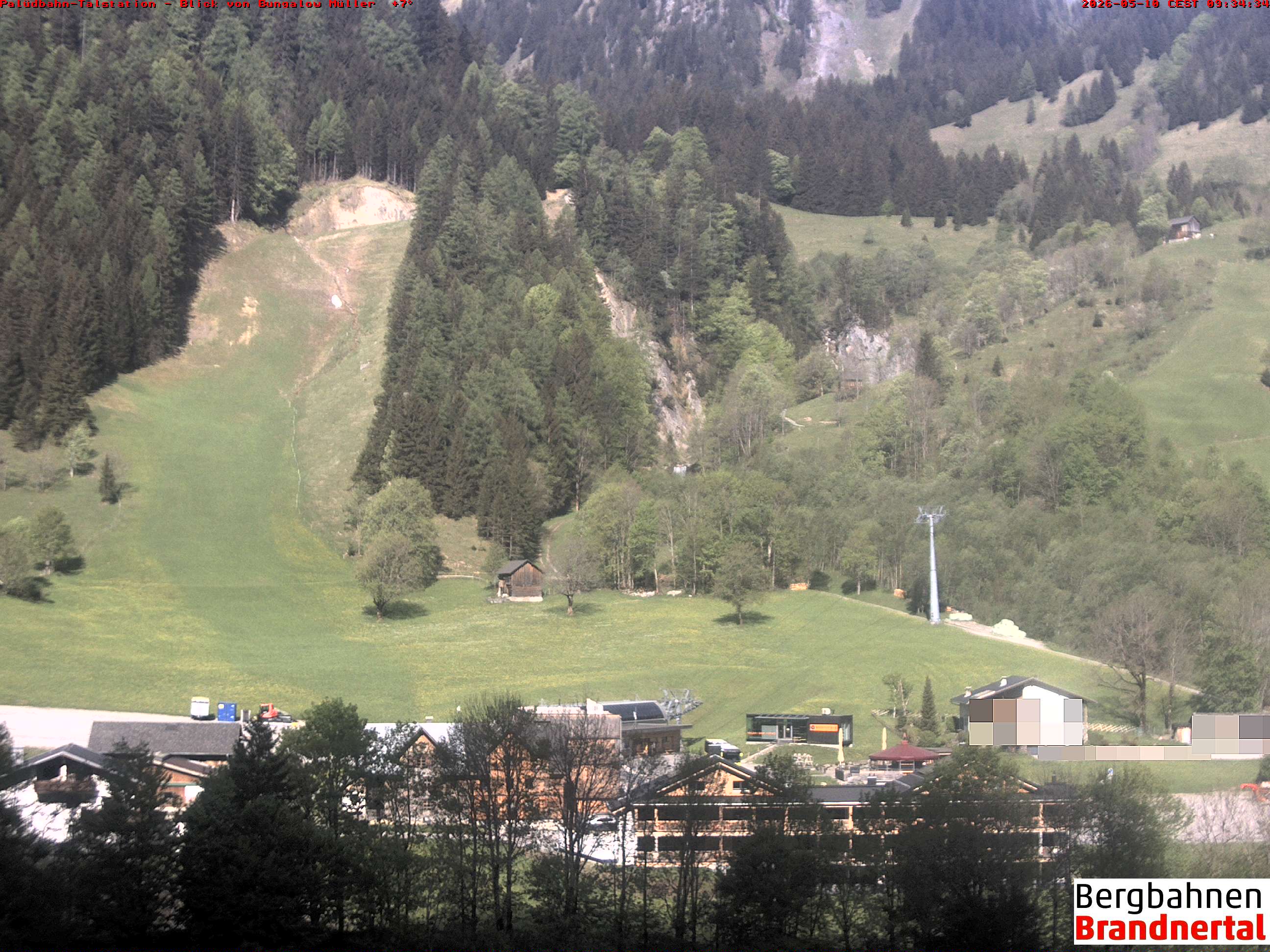 Blick auf Palüdbahn von Bungalow Müller
