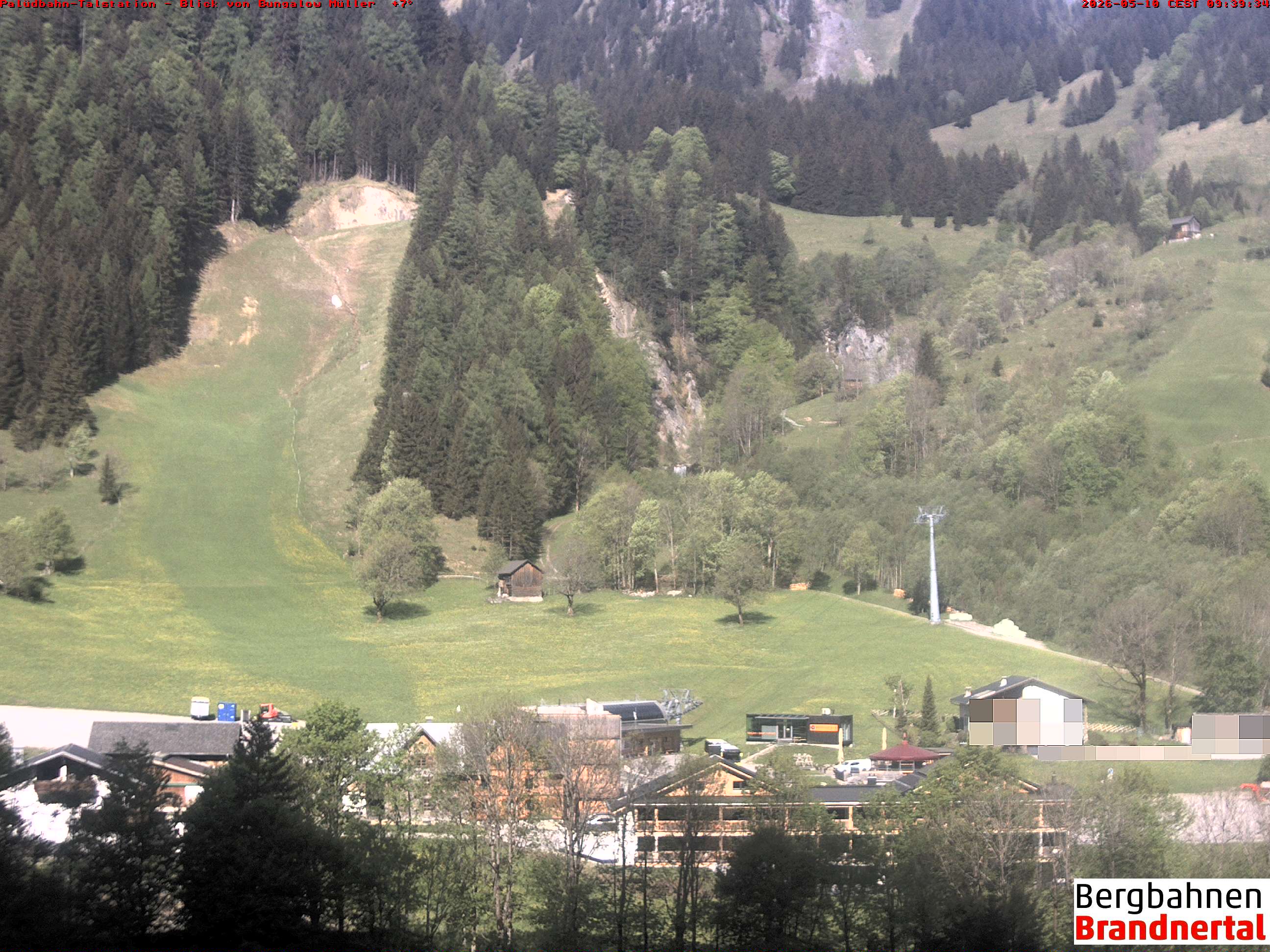 Blick auf Palüdbahn von Bungalow Müller