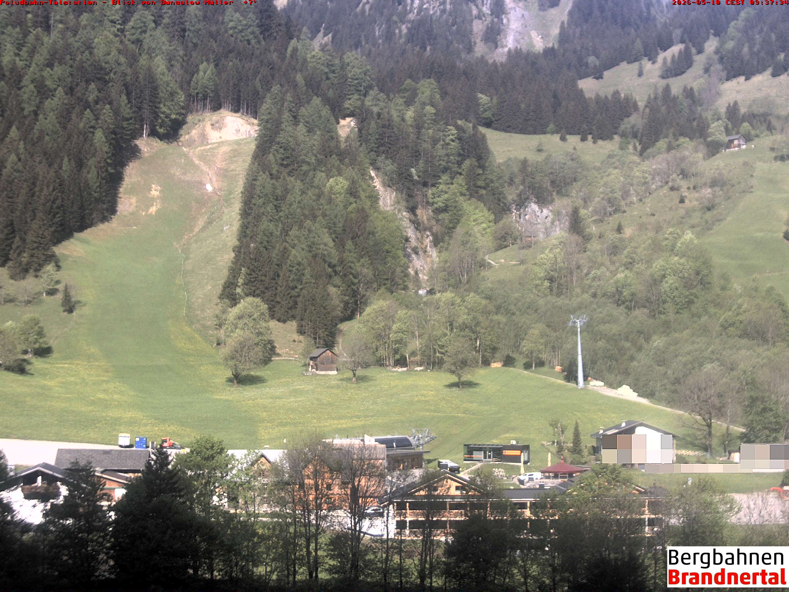 Blick auf Palüdbahn von Bungalow Müller