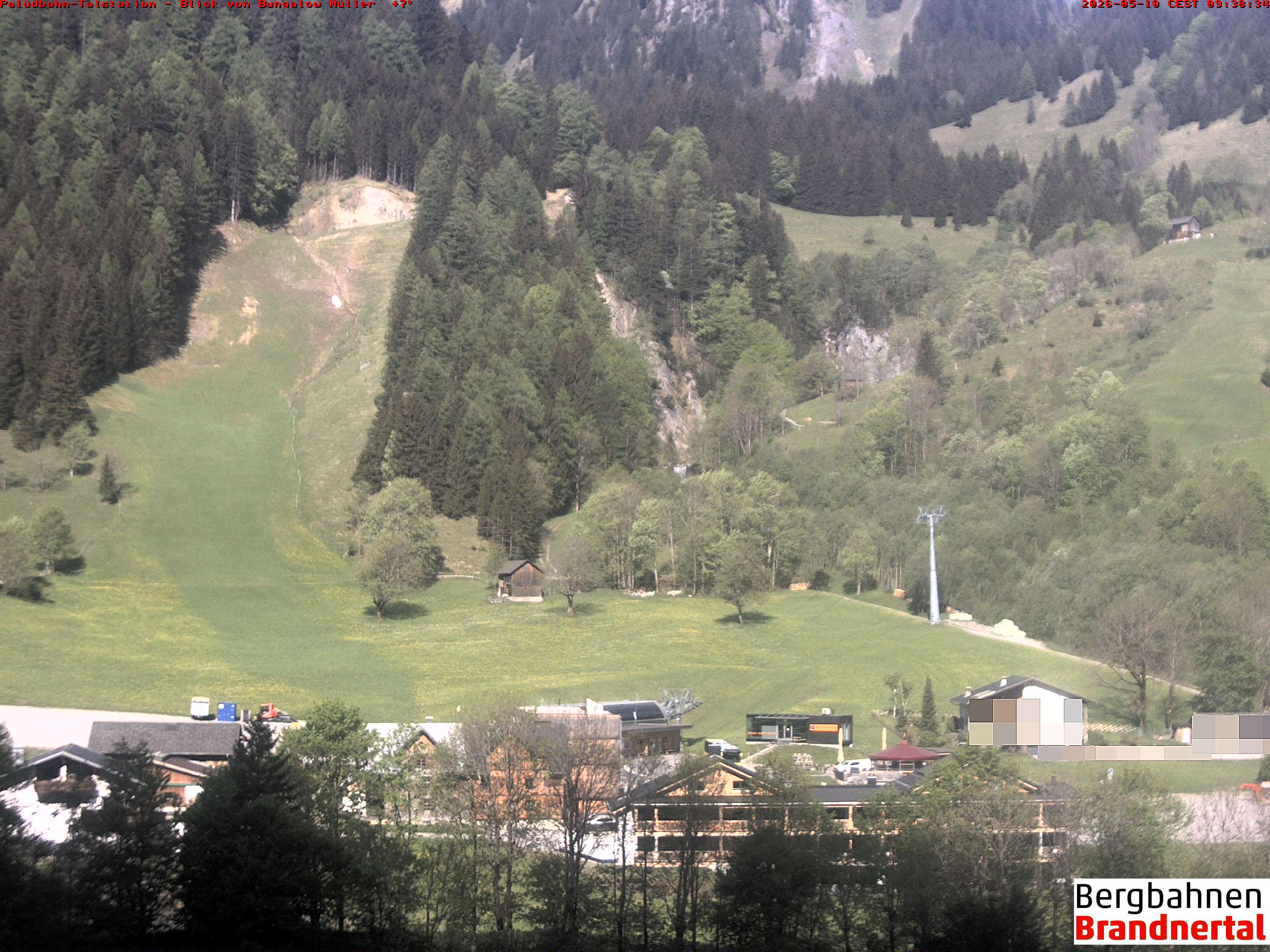 Blick auf Palüdbahn von Bungalow Müller