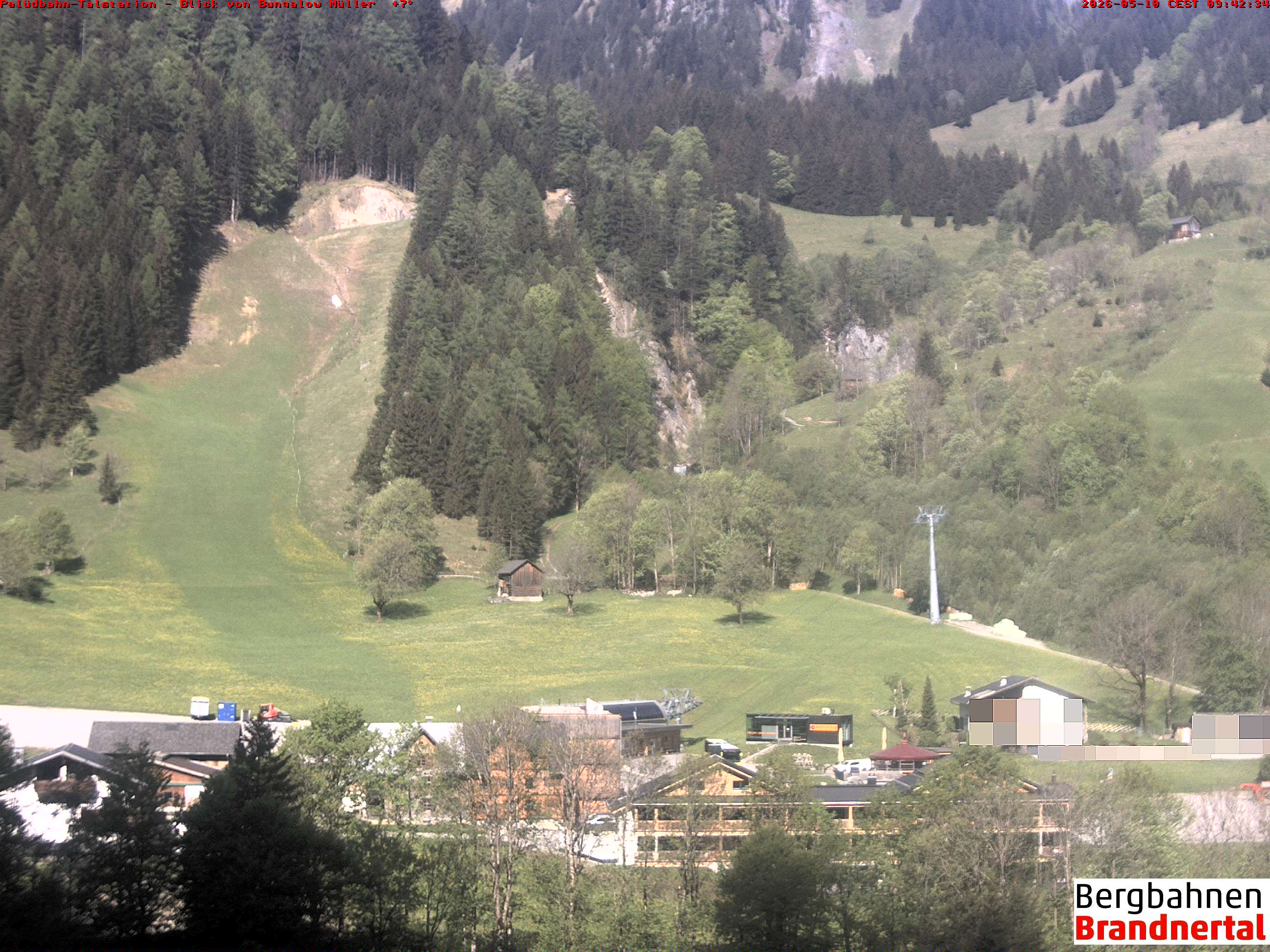 Blick auf Palüdbahn von Bungalow Müller