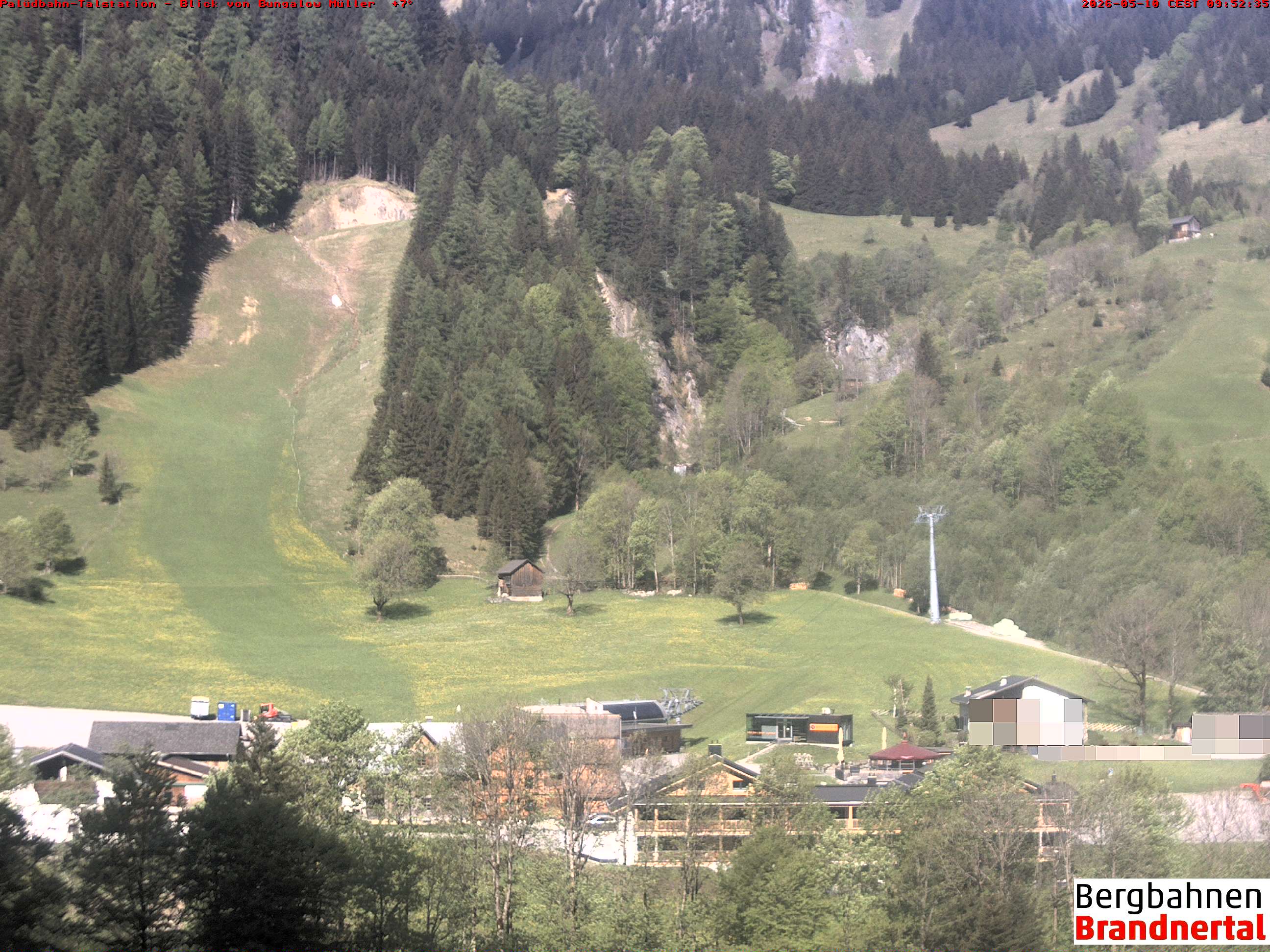 Blick auf Palüdbahn von Bungalow Müller