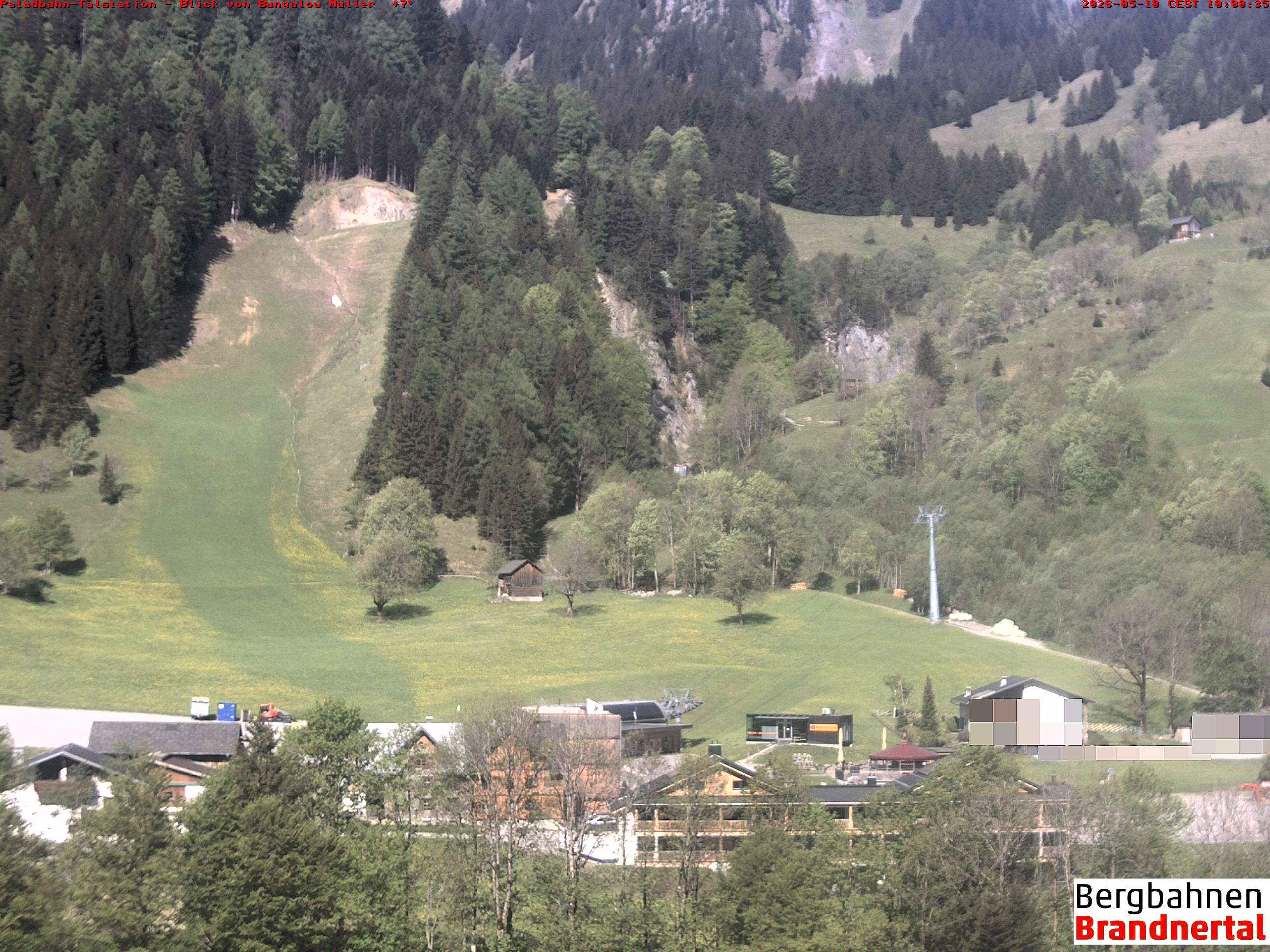 Blick auf Palüdbahn von Bungalow Müller